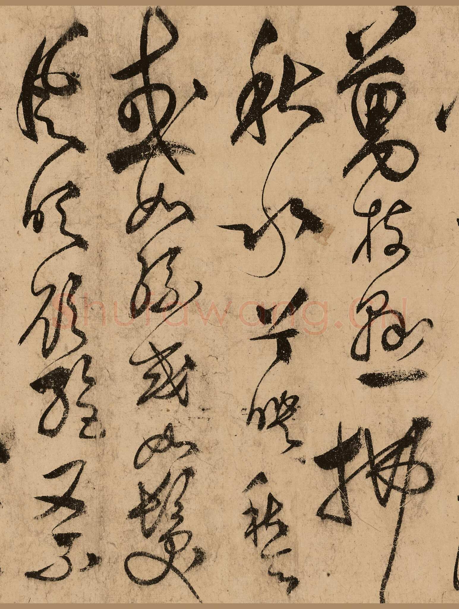 张弼《狂草任华怀素上人草书歌》(传)纸本 31.5×526cm