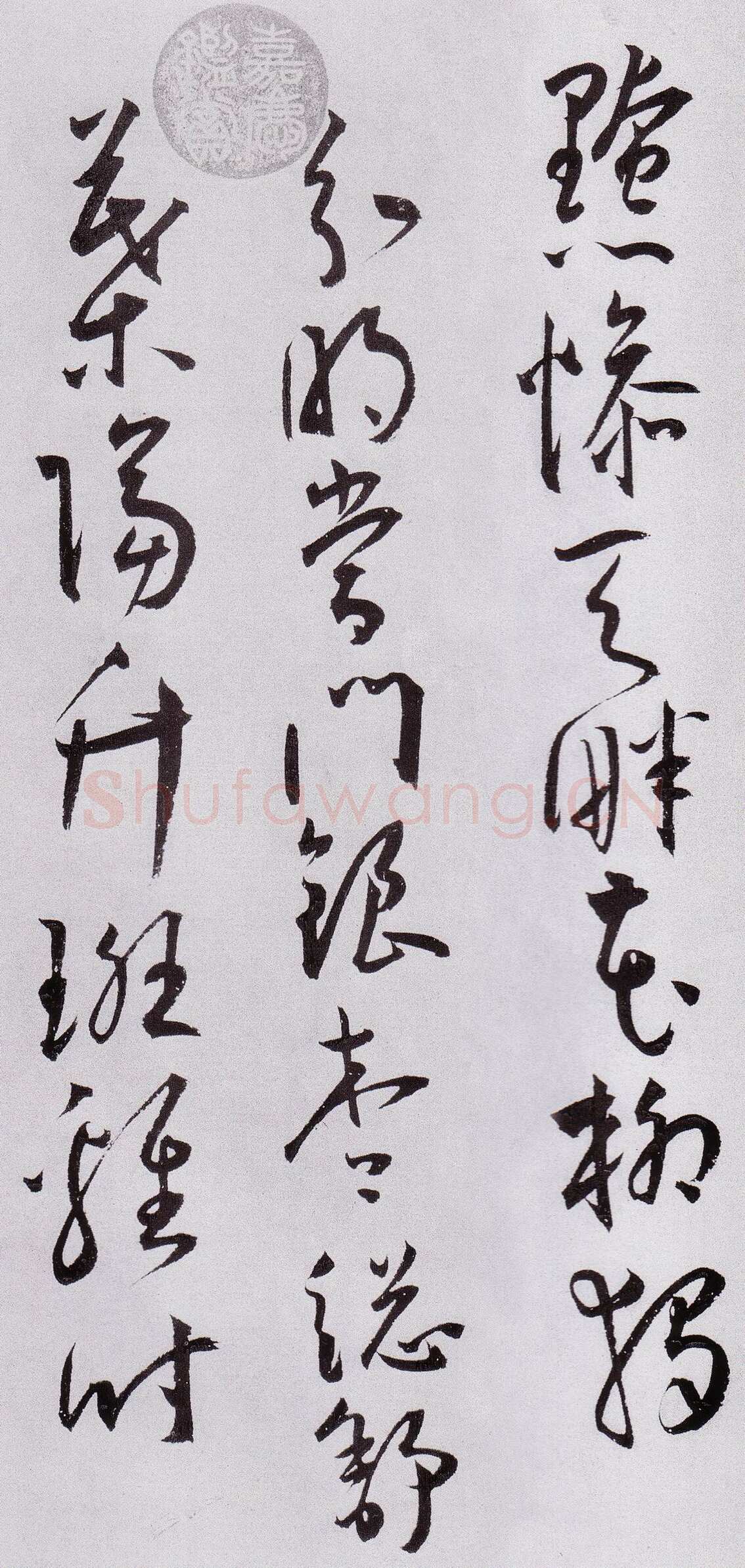 王宠《草书杂诗三首册》纸本，草书。28.8×25.4厘米