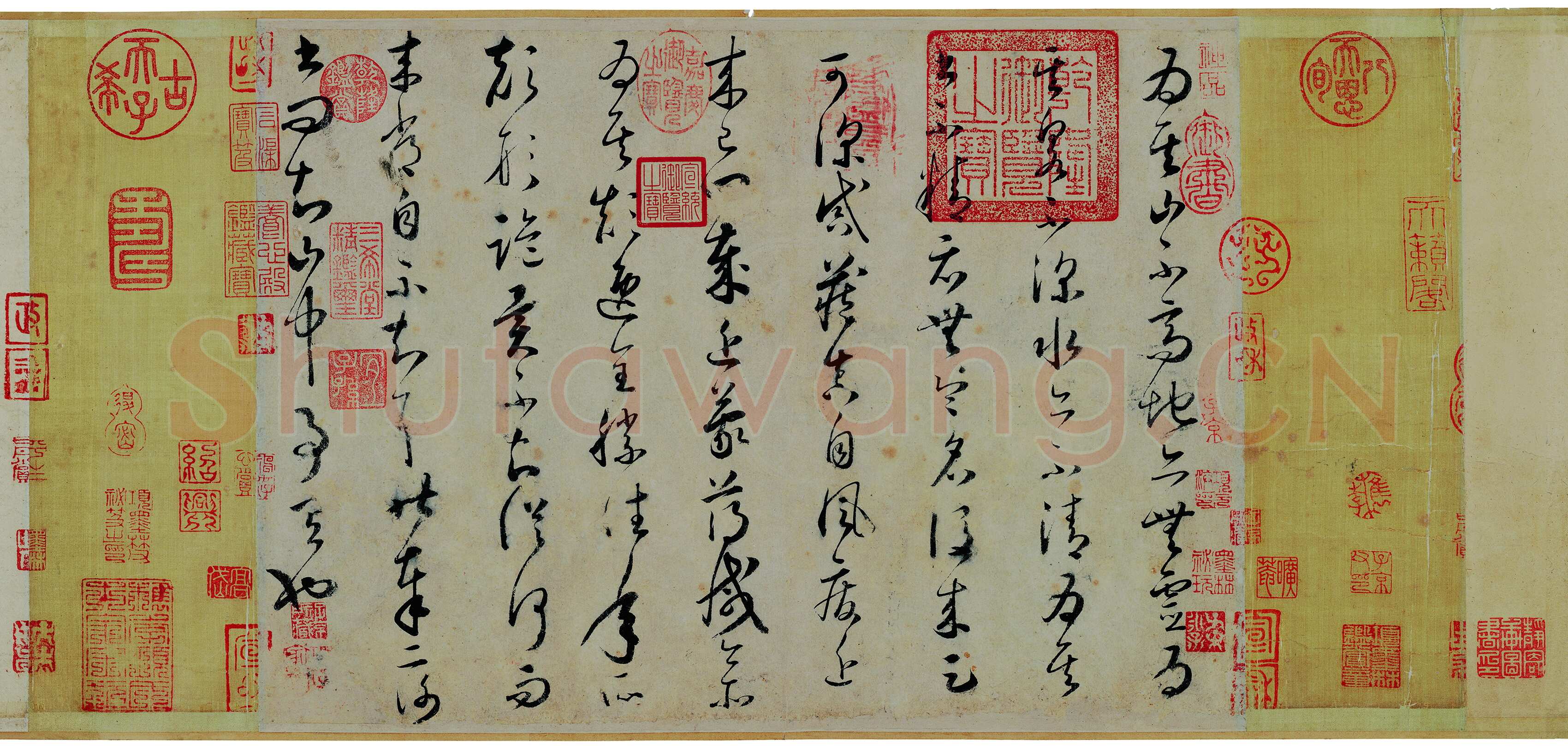 怀素《论书帖》纸本草书 38.5×40.5cm 辽宁省博物馆藏