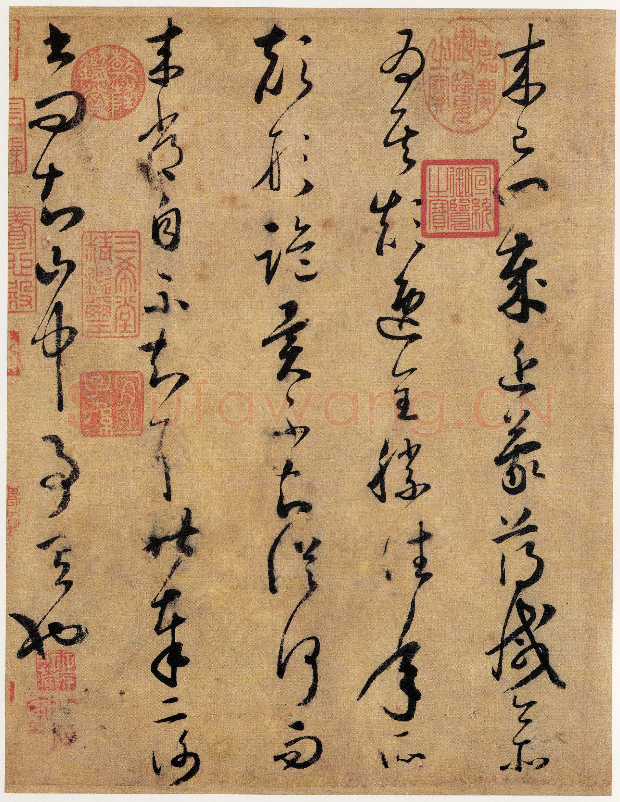 怀素《论书帖》纸本草书 38.5×40.5cm 辽宁省博物馆藏