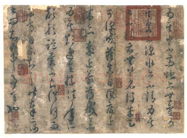 怀素《论书帖》纸本草书 38.5×40.5cm 辽宁省博物馆藏
