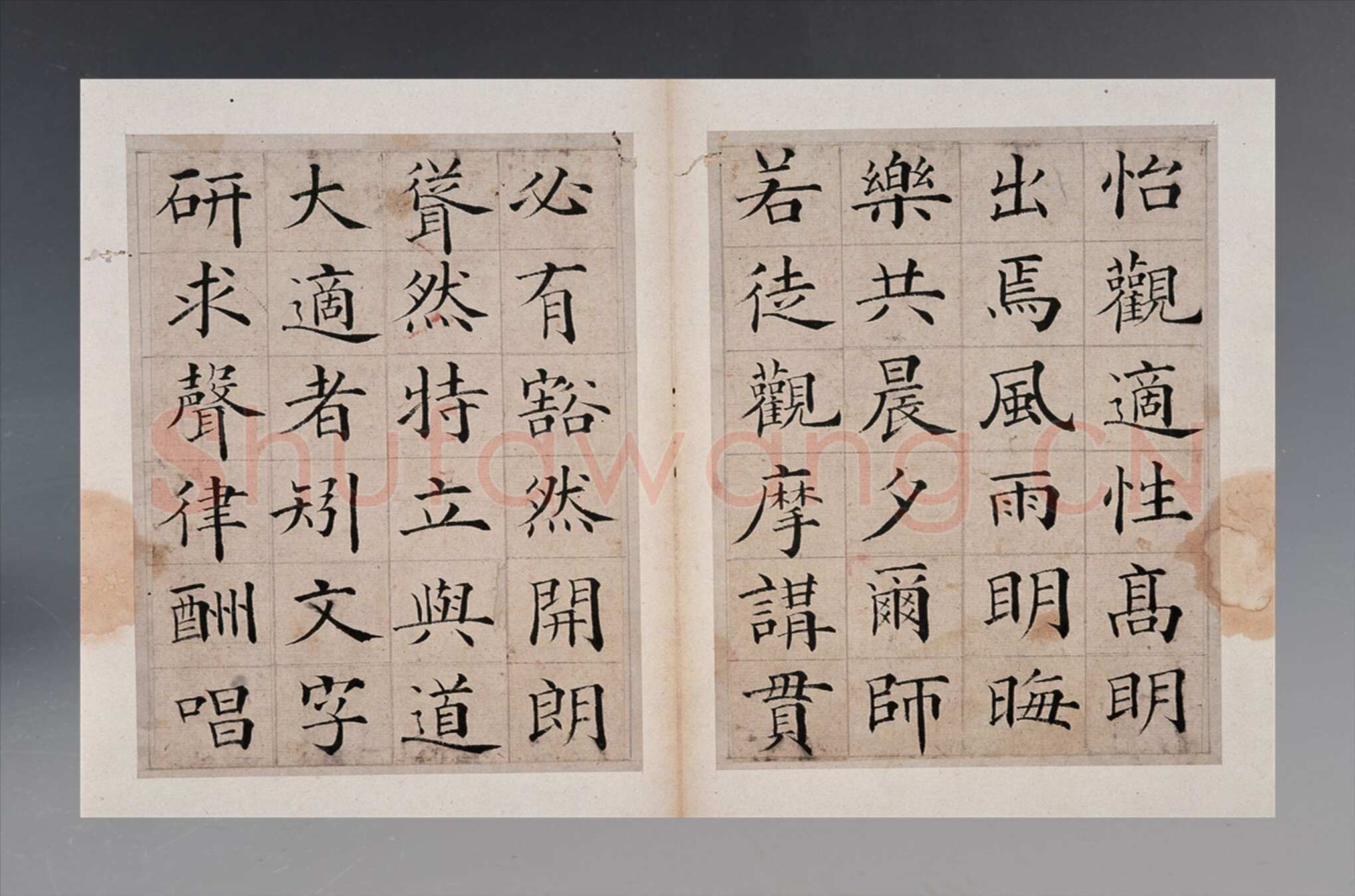 张岳崧《楷书南安书院碑记册》纸本楷书 23×15.3cm 海南省博物馆藏