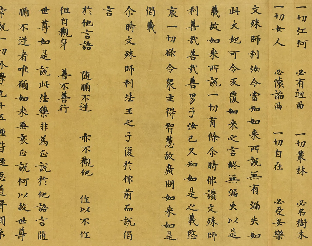 敦煌书法敦煌书法大般涅槃经,摘自东晋至北宋大般涅槃经2