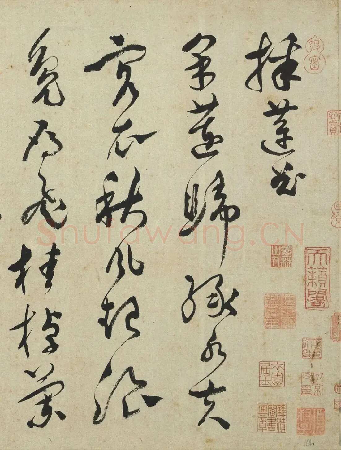 文彭《草书采莲曲》纸本草书 35×318cm 1559年 台北故宫博物院藏