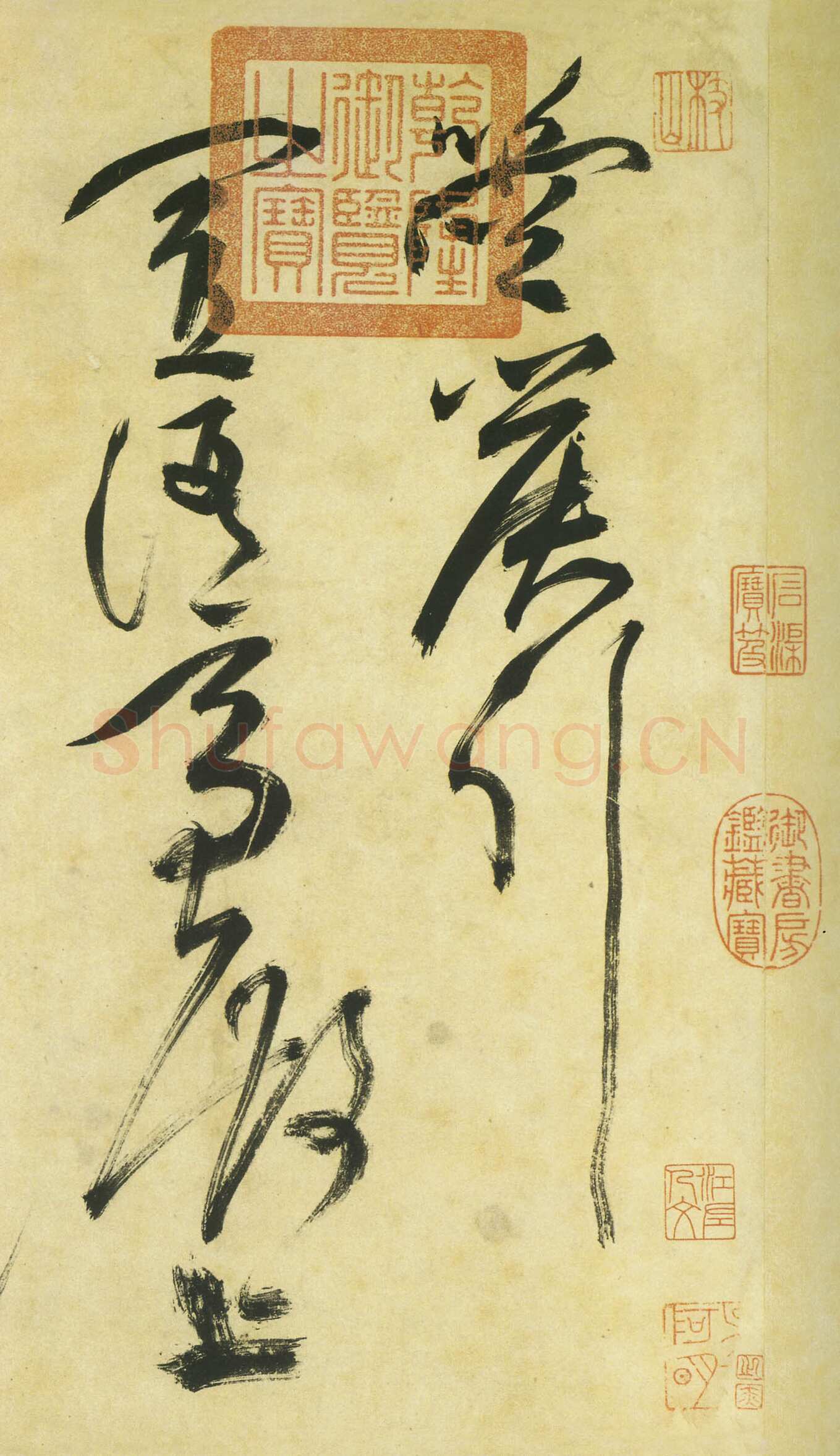 祝允明《草书曹植诗四首》卷 36.2×1154.7厘米 台北故宫博物院藏