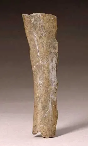 传世甲骨文图片13甲骨文写法,摘自甲骨文图片