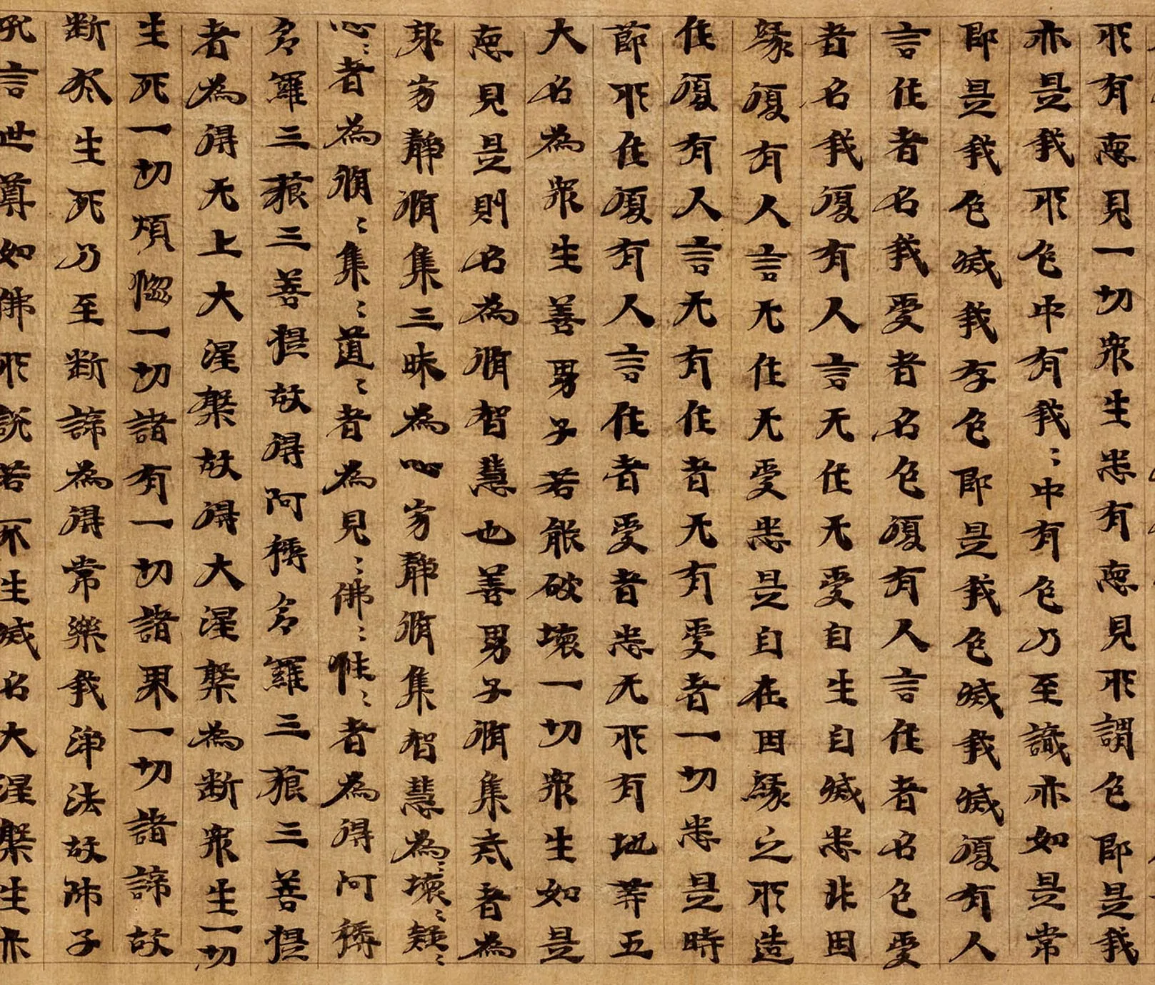 敦煌书法敦煌书法大般涅槃经,摘自东晋至北宋大般涅槃经7