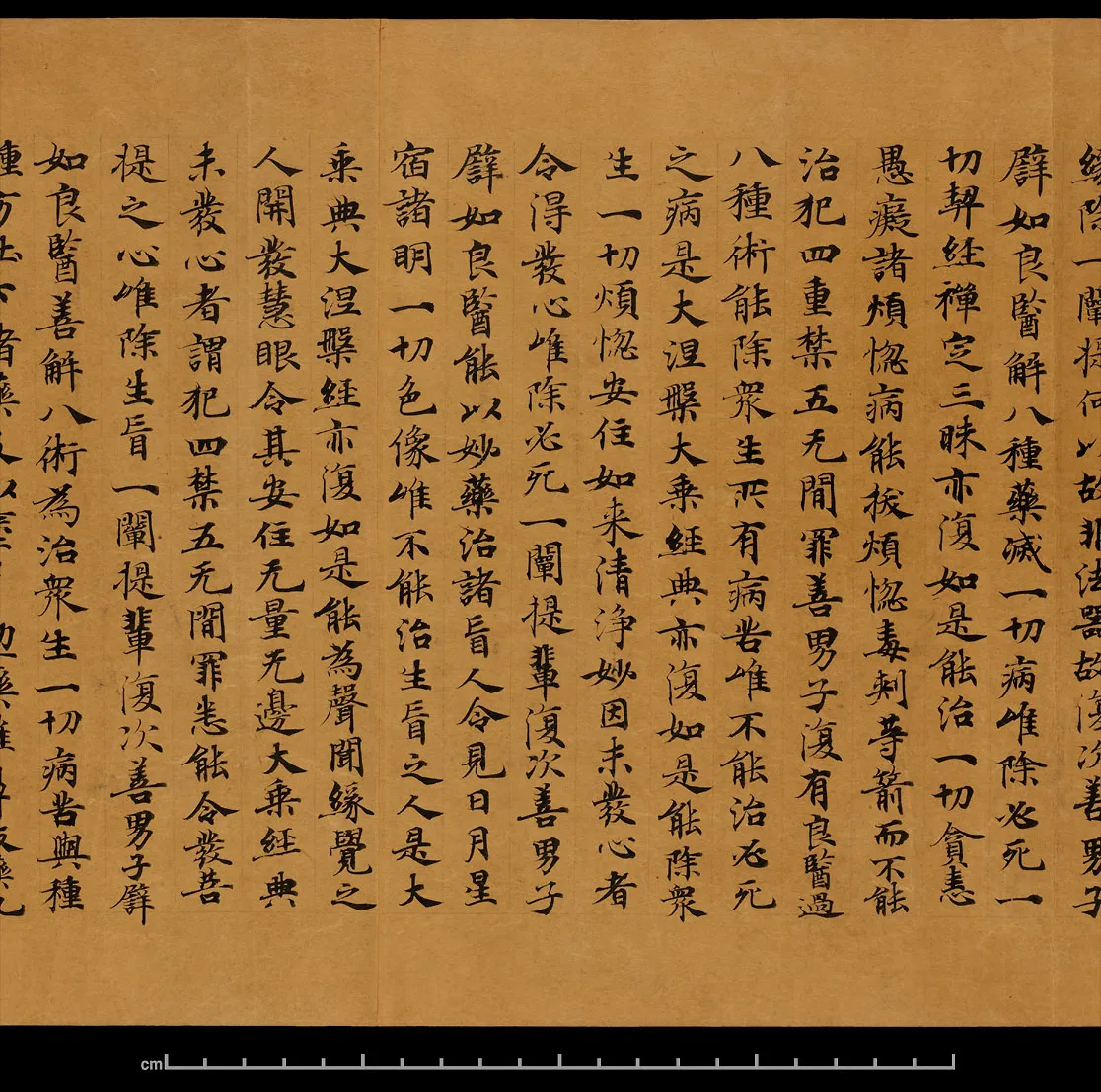 敦煌书法敦煌书法大般涅槃经,摘自东晋至北宋大般涅槃经8