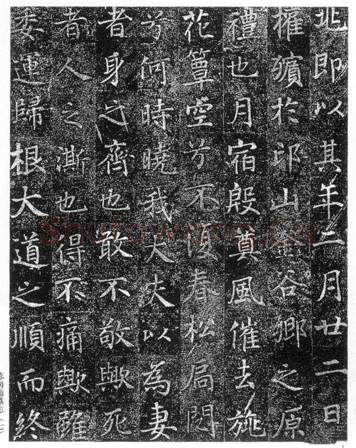 徐浩《楷书陈尚仙墓志》