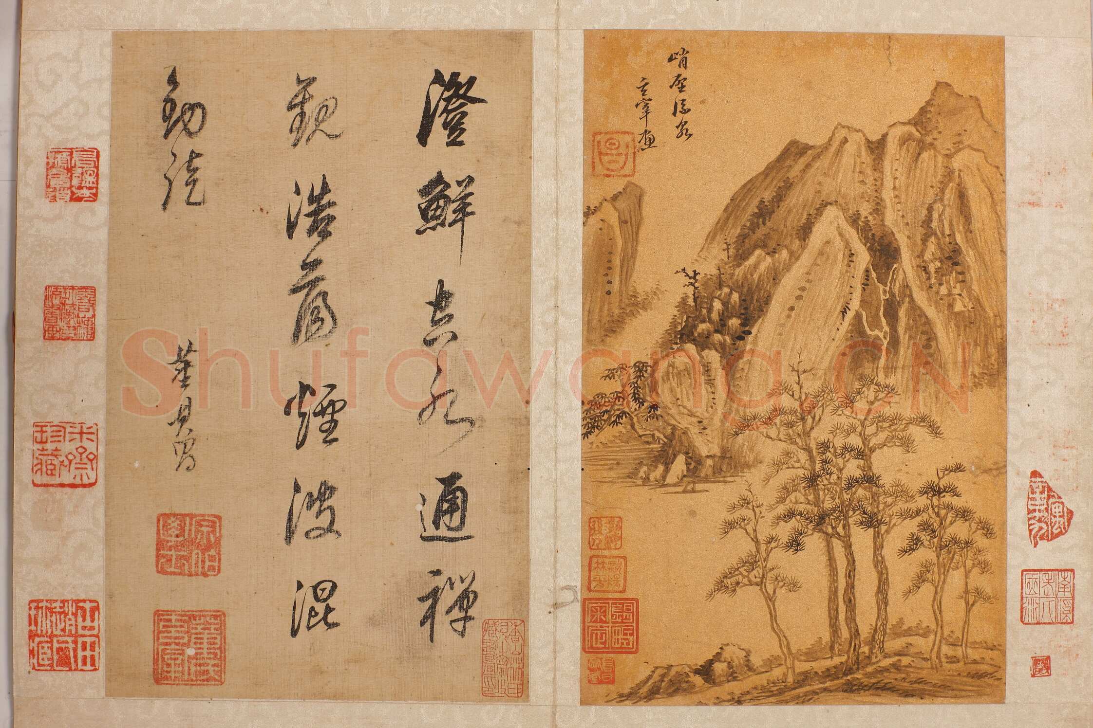董其昌(册页)《书画合册》(行书一)无锡博物馆藏