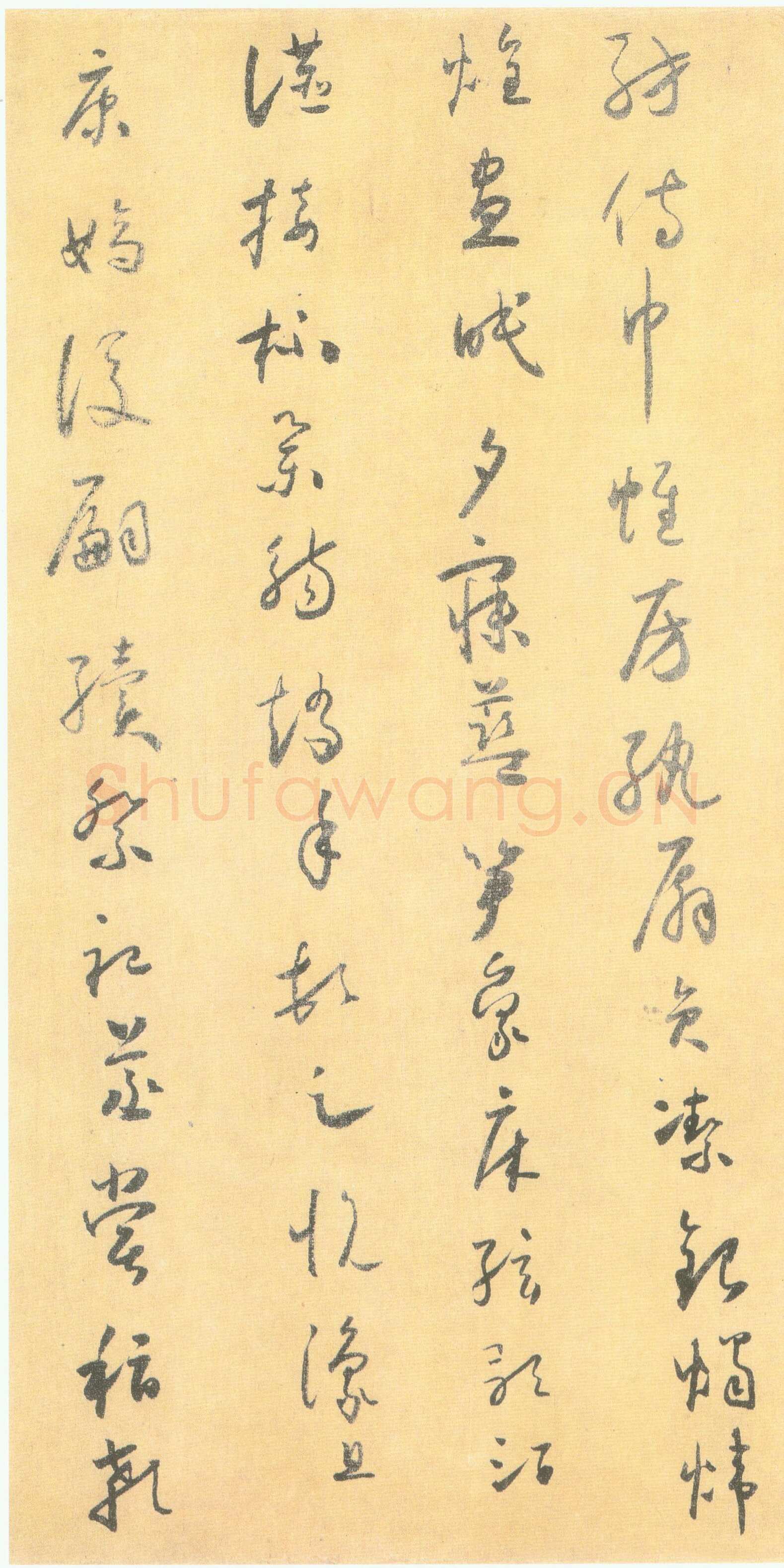 怀素《小草千字文》绢本 33.7×1730.0cm 台北故宫博物院藏