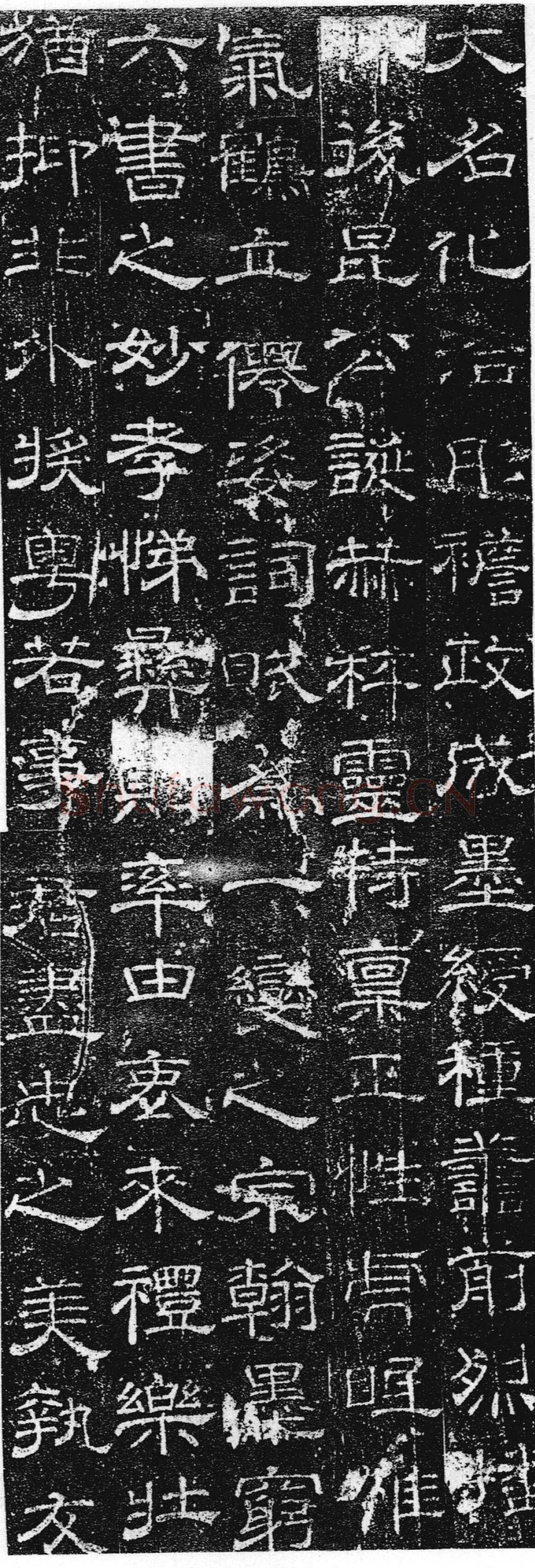徐浩《张庭珪墓志》隶书