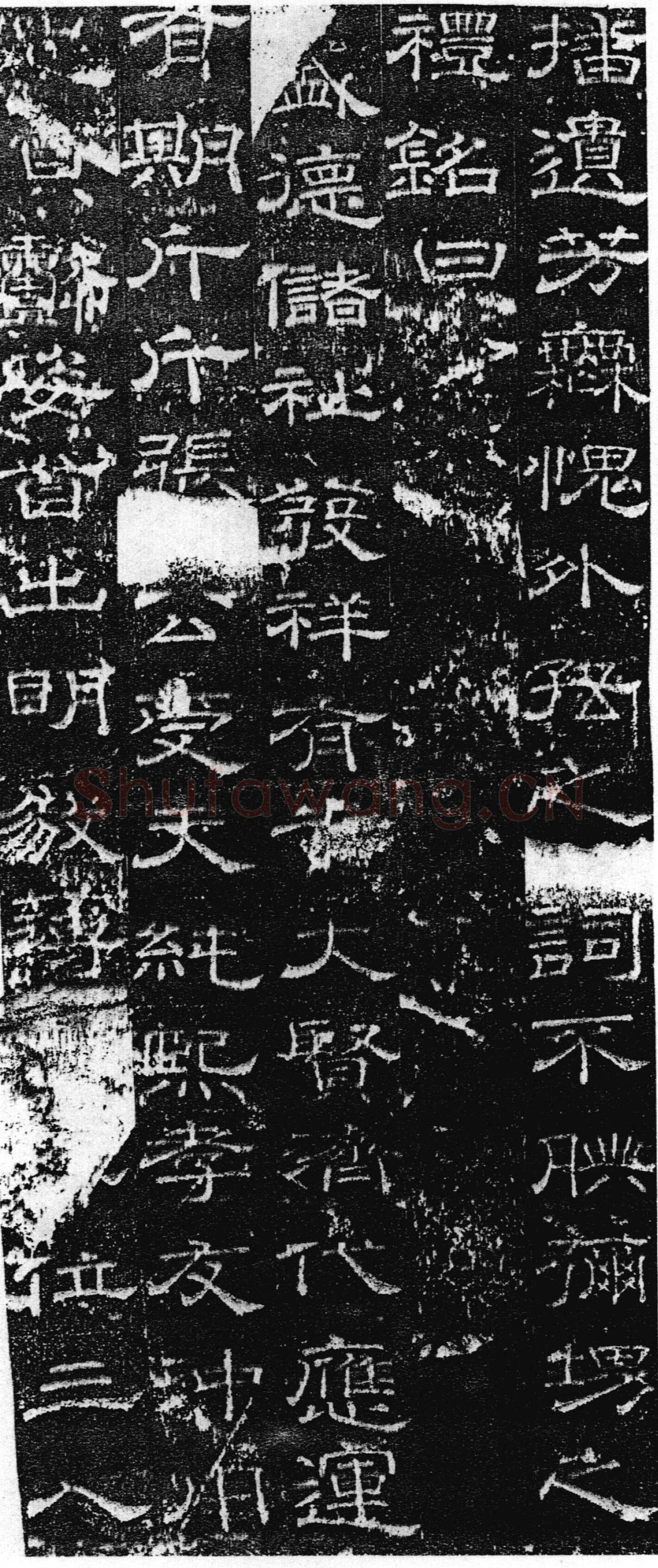 徐浩《张庭珪墓志》隶书