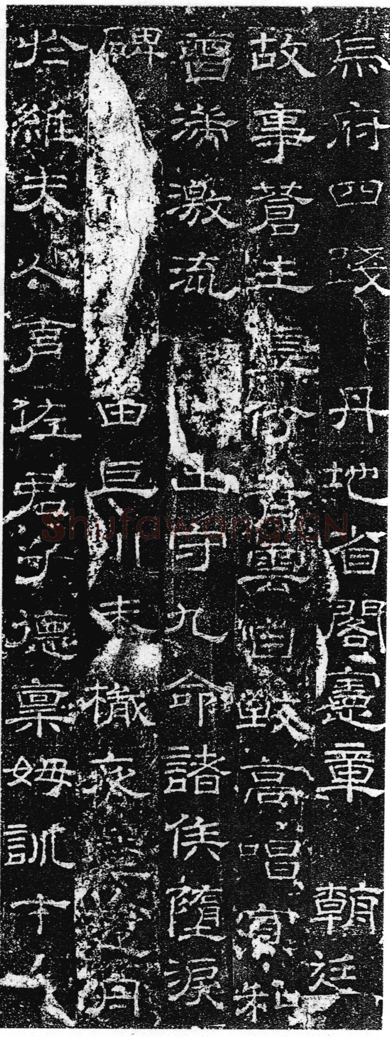 徐浩《张庭珪墓志》隶书
