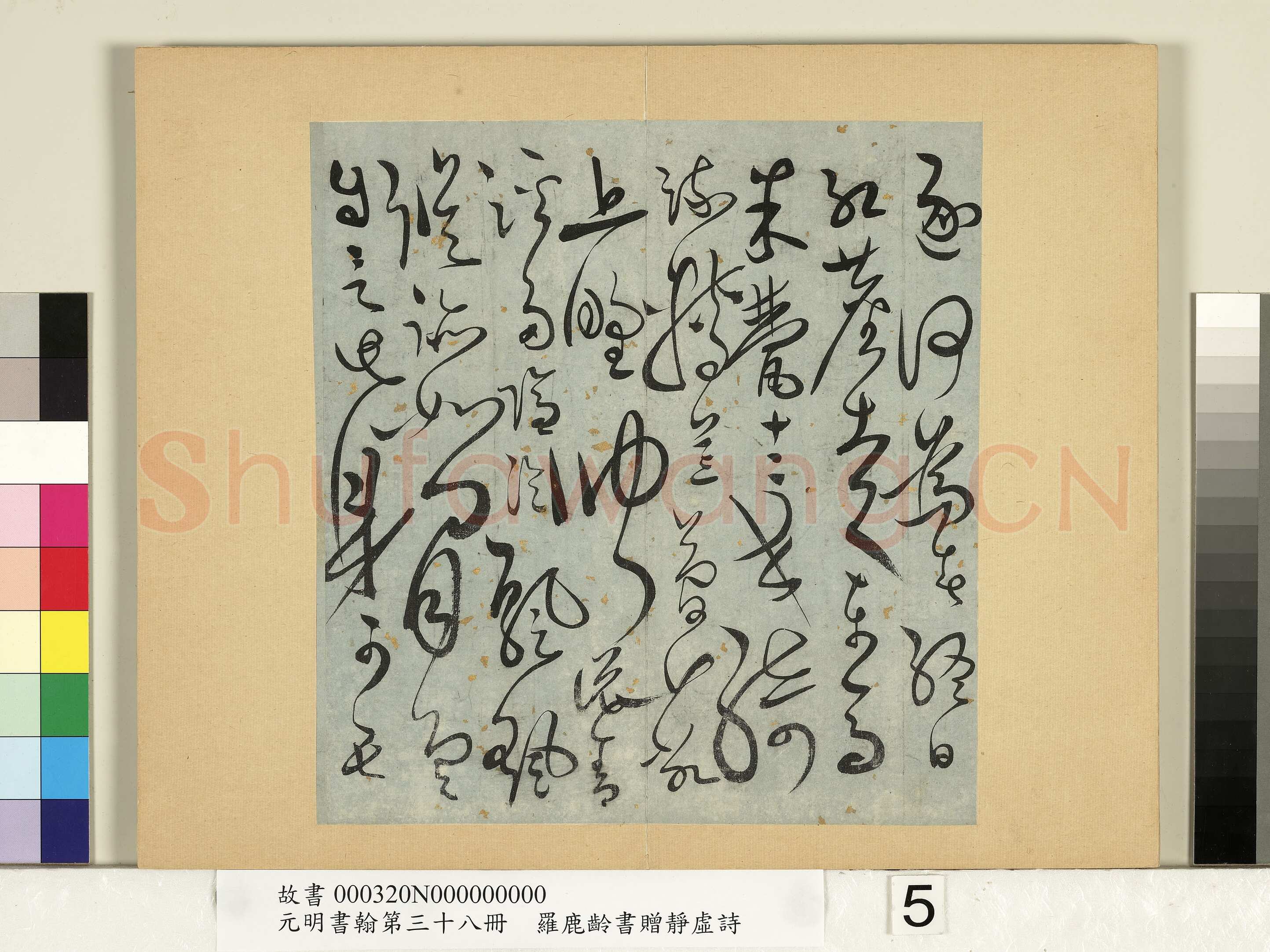 罗鹿龄《归去来辞册、书赠静虚诗册》