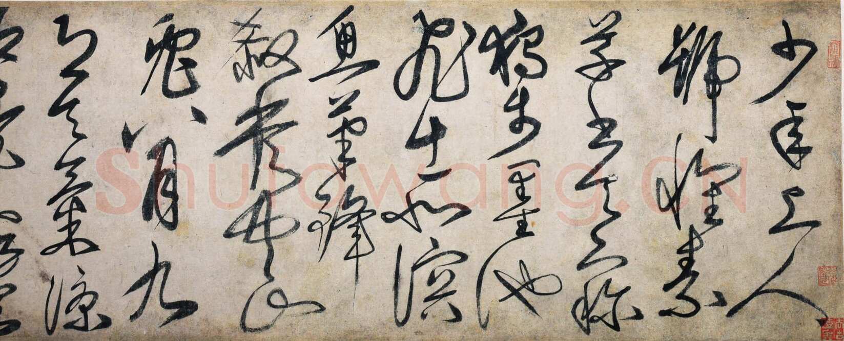 刘珏 《李白少年上人怀素歌》手卷 紙本 草书 29×597cm 香港近墨堂藏