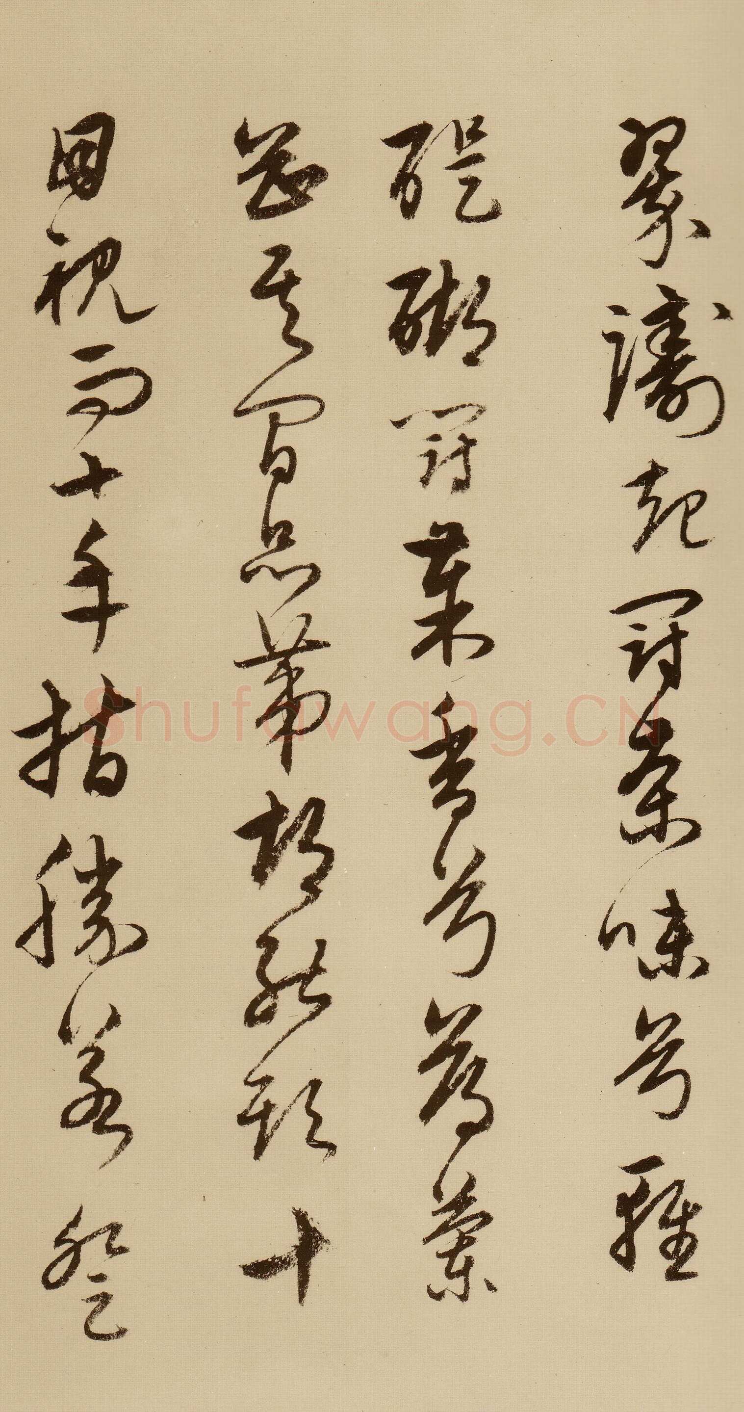 宋克《草书唐宋人诗卷》纸本 27.5×498.7cm 至正二十年(1360年)上海博物馆藏