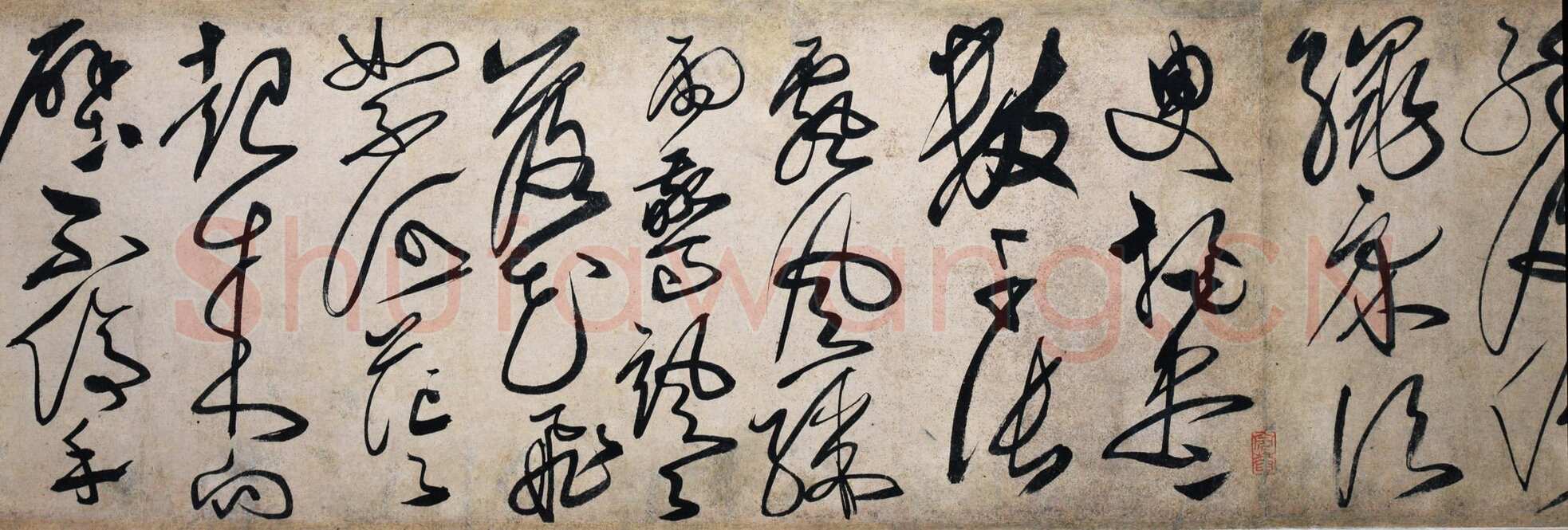刘珏 《李白少年上人怀素歌》手卷 紙本 草书 29×597cm 香港近墨堂藏