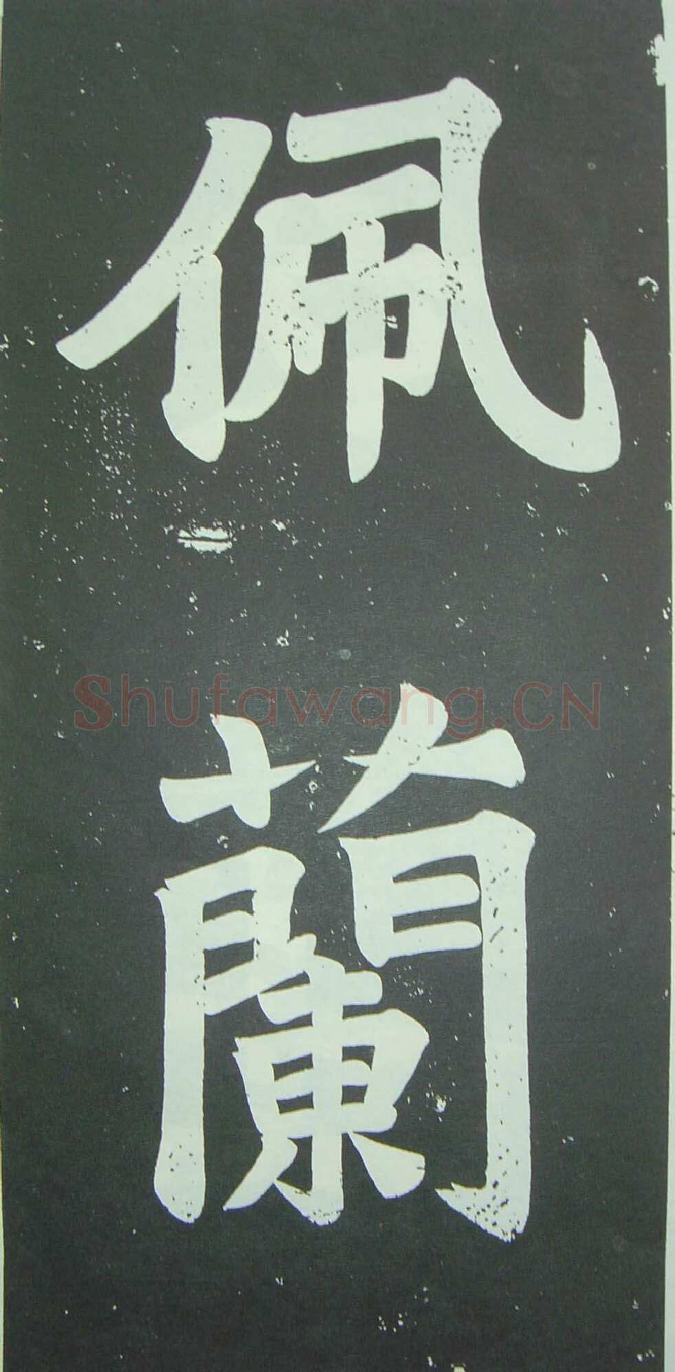 于右任《楷书佩兰女士墓志铭》墨拓 1927年作 陕西省政协供稿