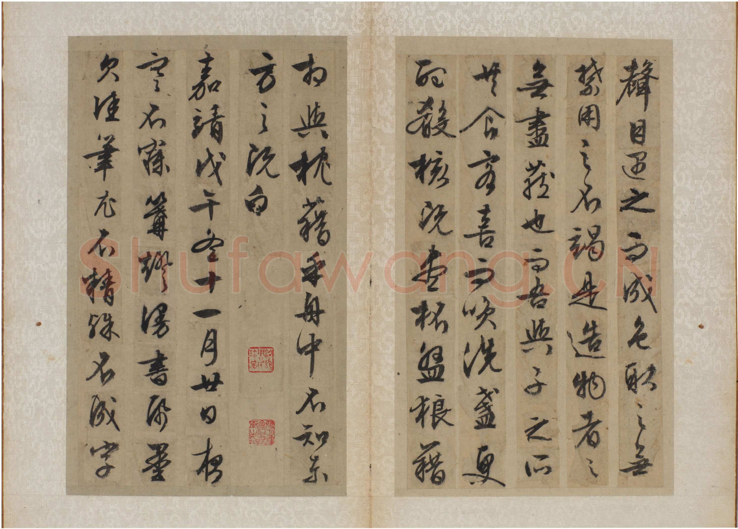 文徵明《行书赤壁赋册》40×23cm 1558年 无锡博物院藏