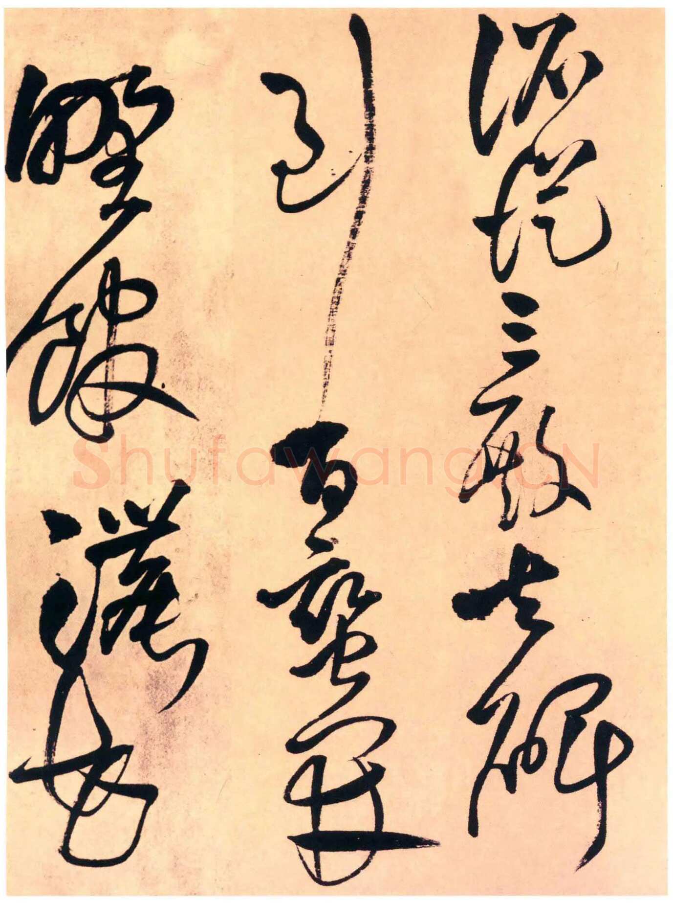 王铎《草书杜甫晚出左掖等五律诗卷》清顺治四年(丁亥1647年)