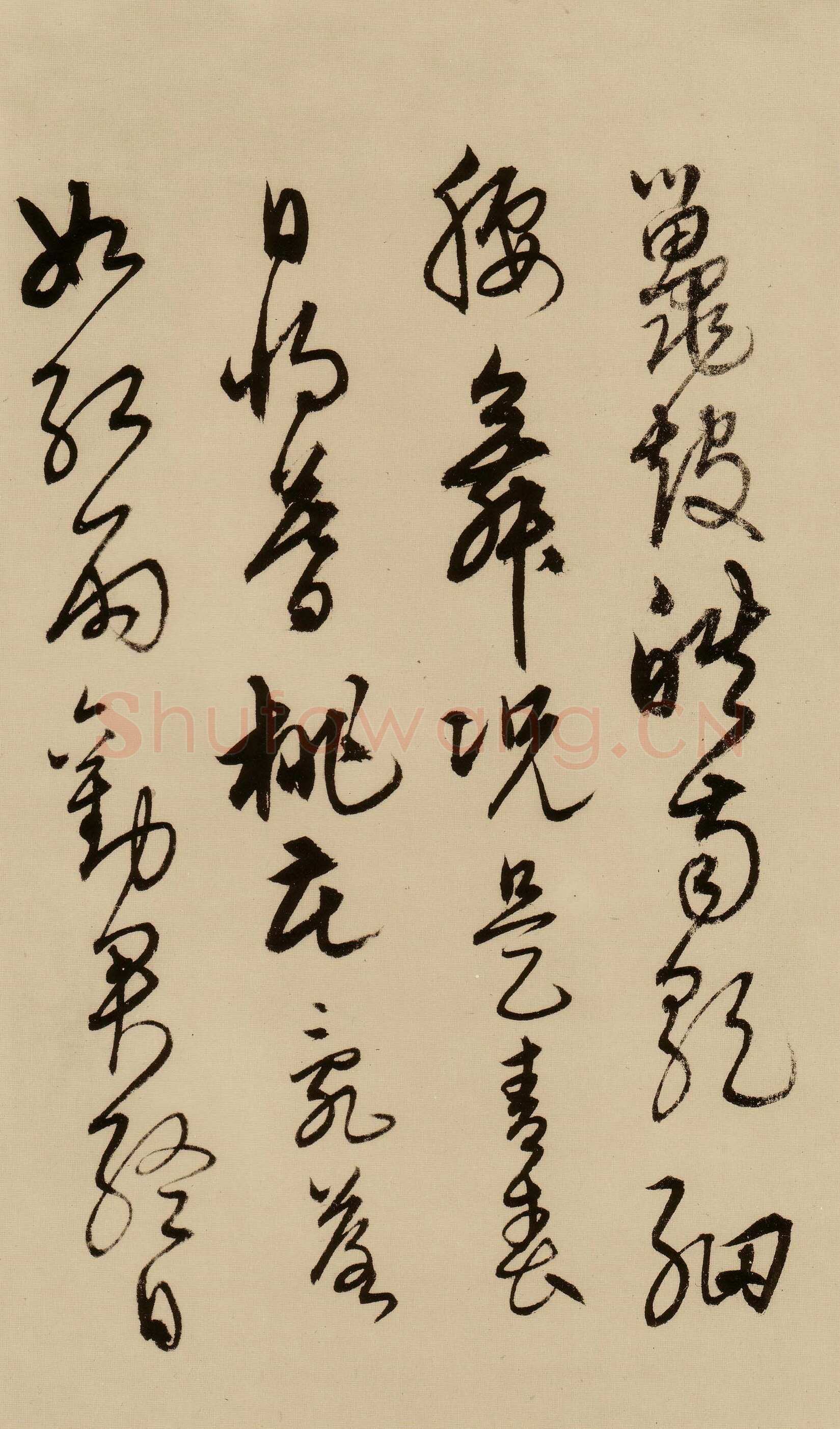 宋克《草书唐宋人诗卷》纸本 27.5×498.7cm 至正二十年(1360年)上海博物馆藏