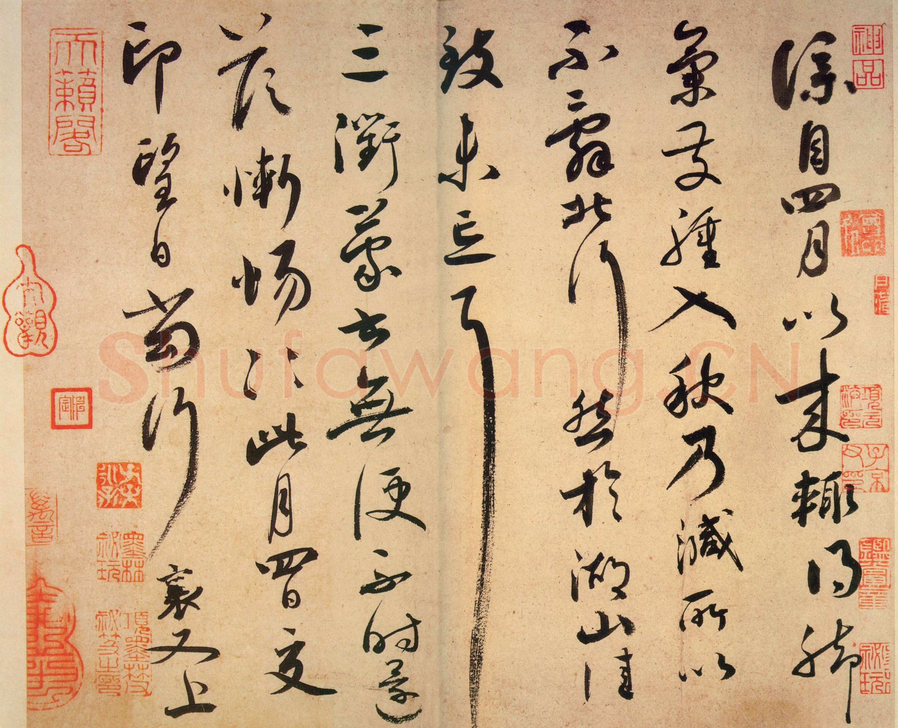 蔡襄《脚气帖》尺牍 纸本行书 26.9cm×21.7cm 台北故宫博物院藏