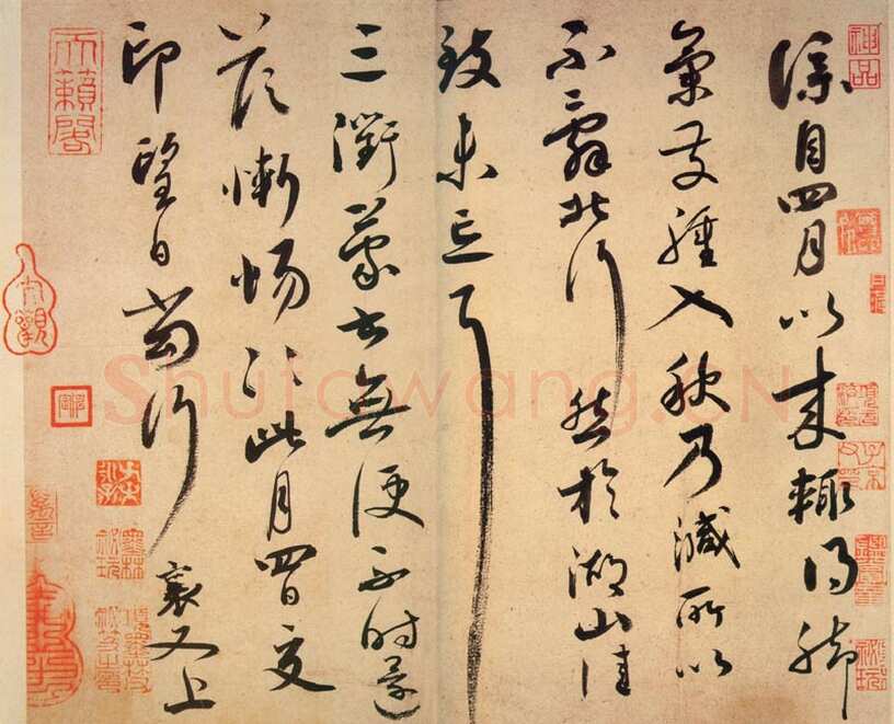 蔡襄《脚气帖》尺牍 纸本行书 26.9cm×21.7cm 台北故宫博物院藏