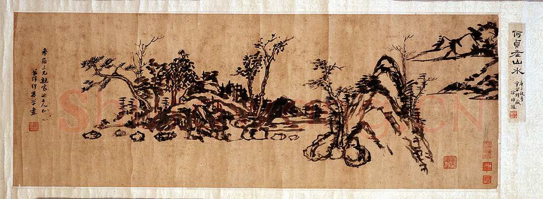 何绍基绘画