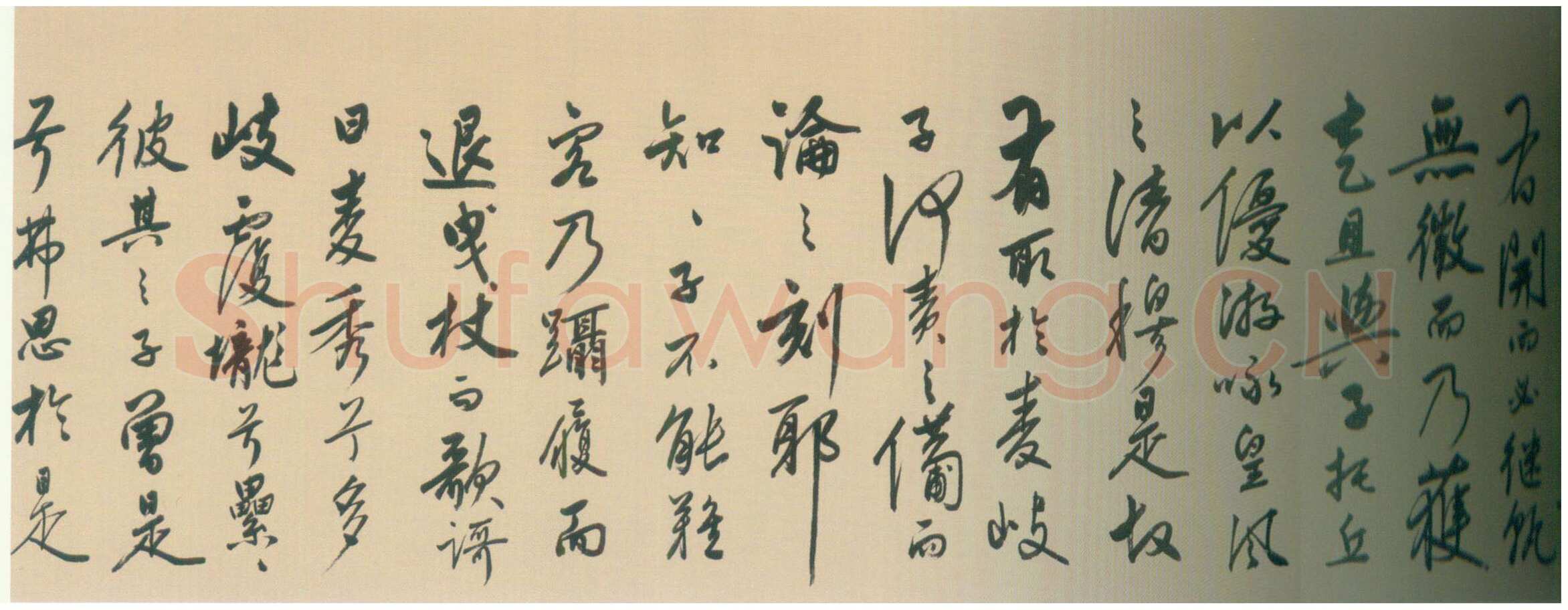 陆深《瑞麦赋卷》纸本行书 32.9×1056cm 北京故宫博物院藏