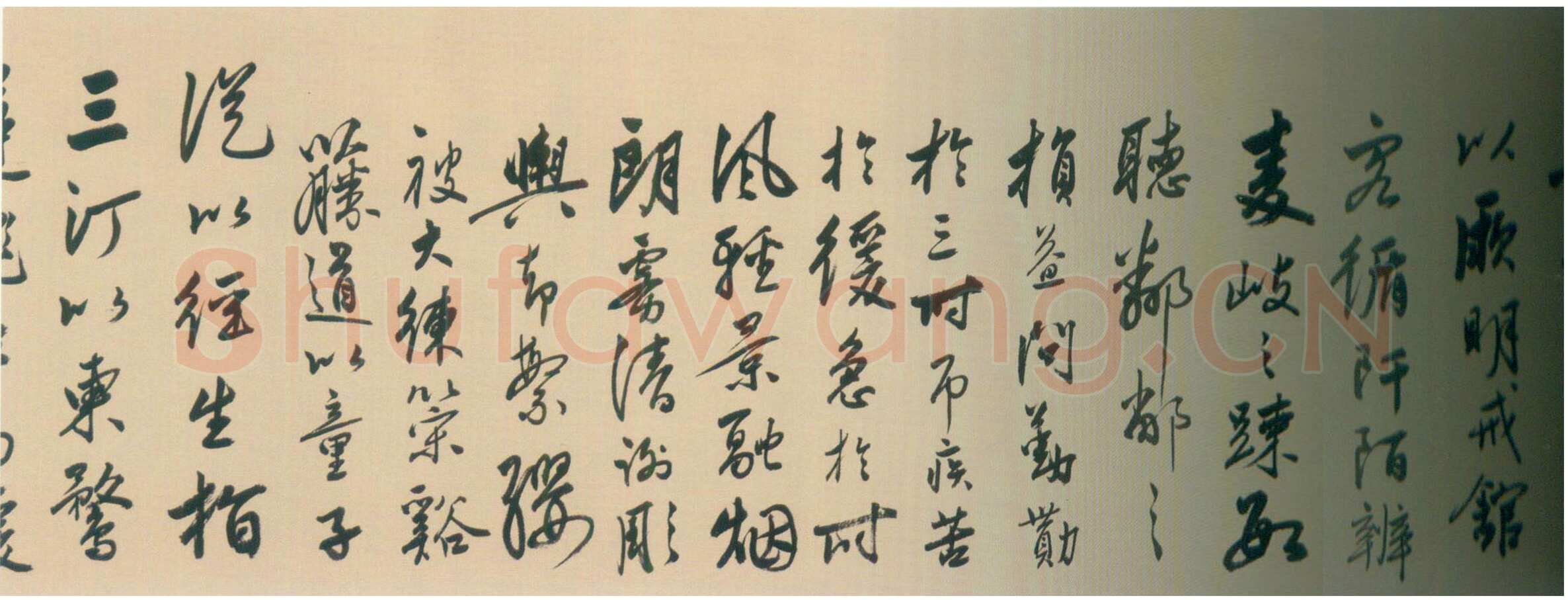 陆深《瑞麦赋卷》纸本行书 32.9×1056cm 北京故宫博物院藏