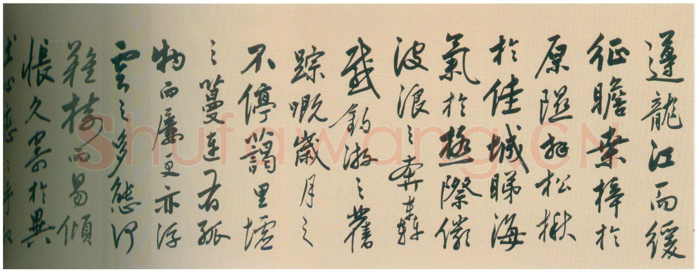 陆深《瑞麦赋卷》纸本行书 32.9×1056cm 北京故宫博物院藏
