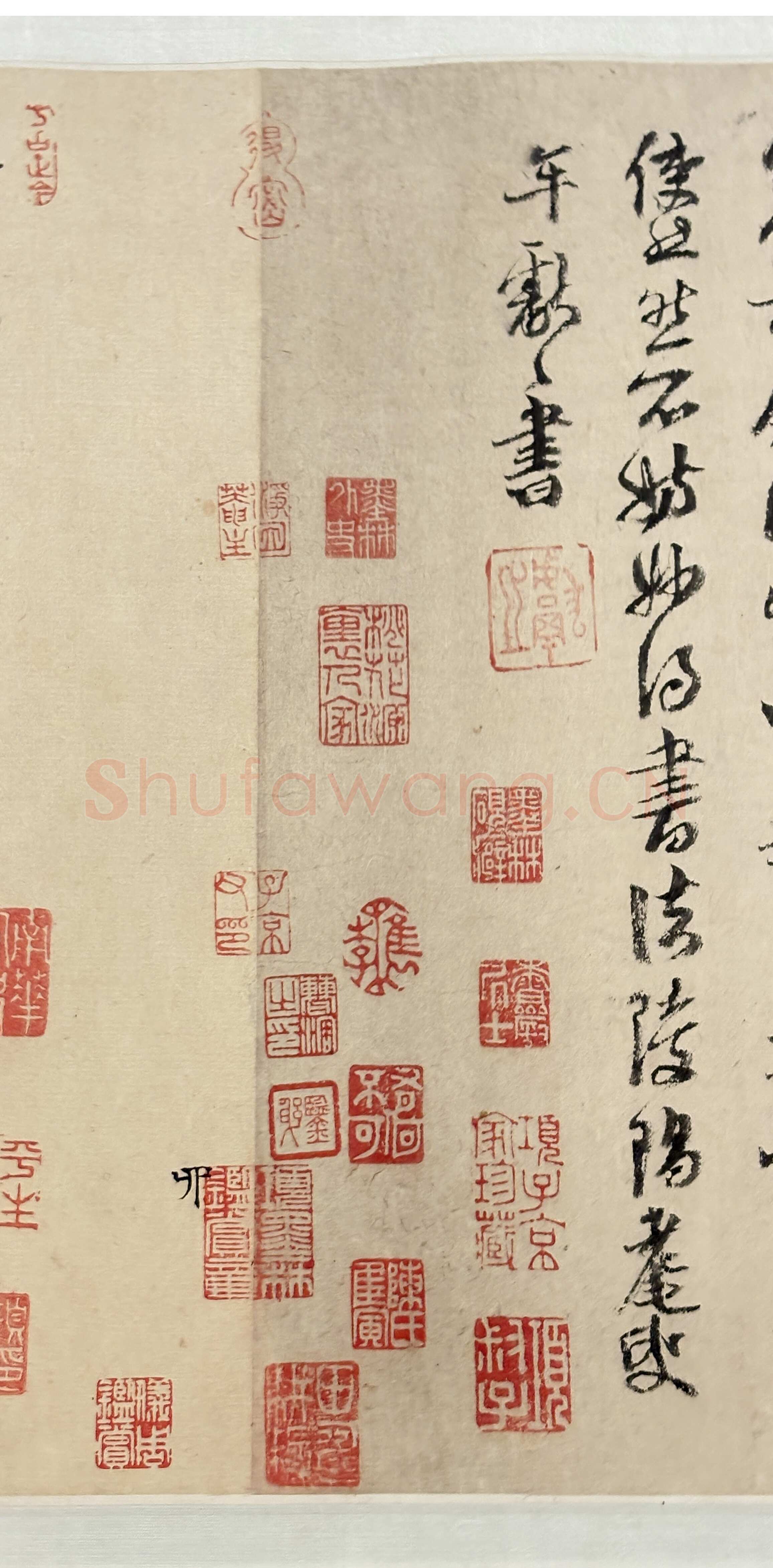 王安石《行书楞严经旨要、过从帖》