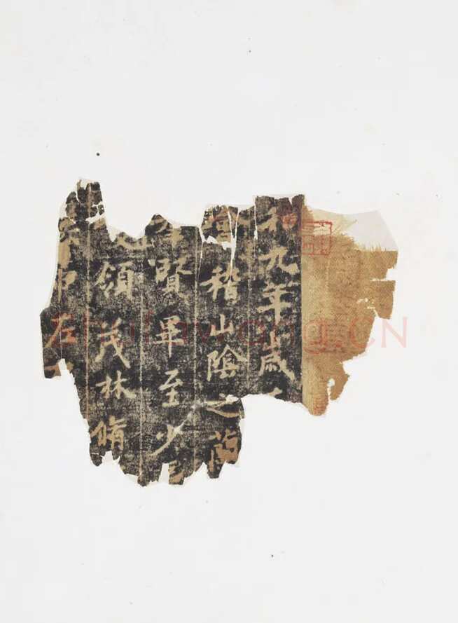 赵孟頫《跋定武兰亭》独孤本残本(选页)日本东京国立博物馆藏