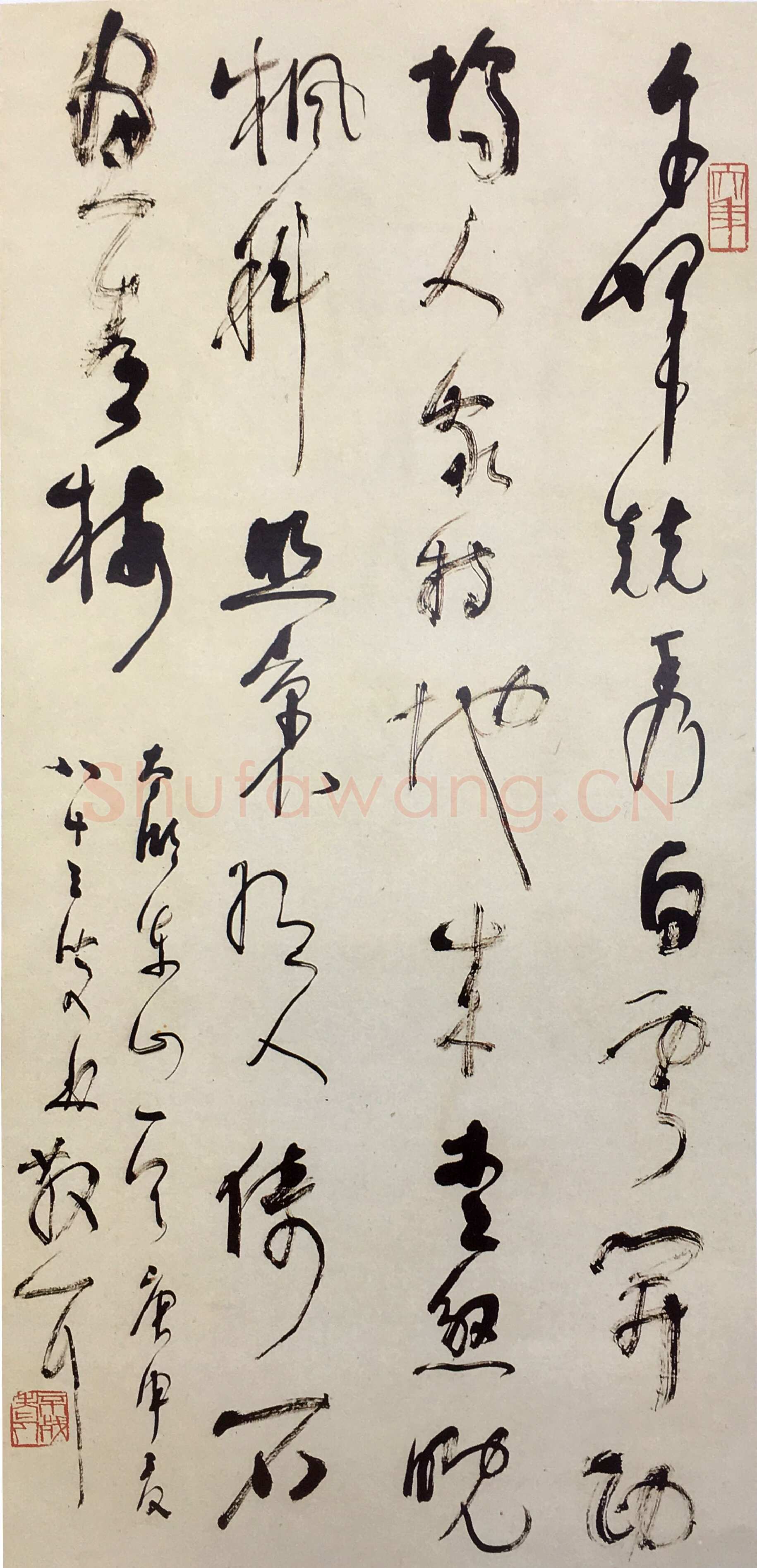 林散之《录自作太湖东山一首诗轴》纸本 136×67cm 1980年作 浦口求雨山文化名人纪念馆-林散之馆藏