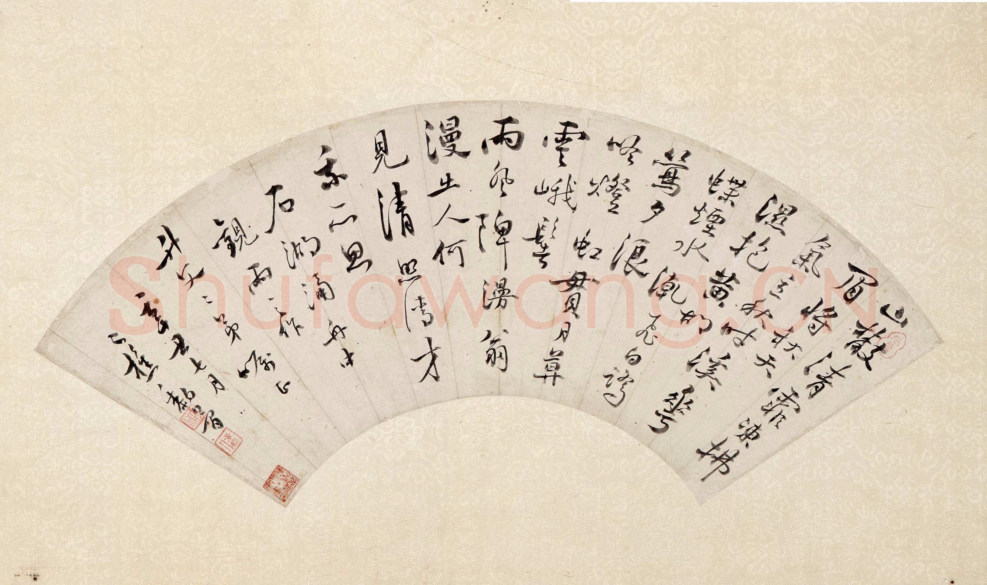 黎简《草书诗扇》佛山市博物馆藏