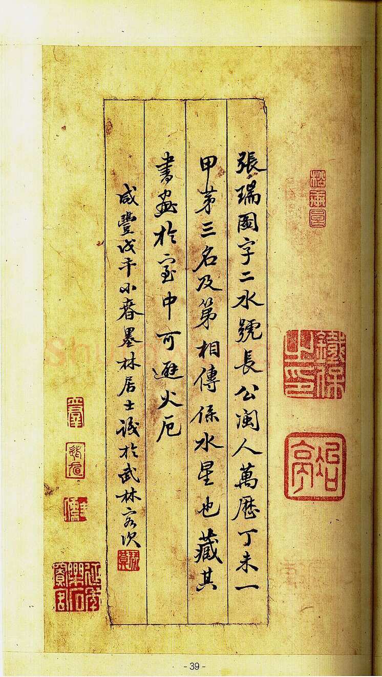 张瑞图《草书偶然作》册 30.3×17.2厘米×32 天启六年(1626)张金煌 张珊红夫妇私人藏