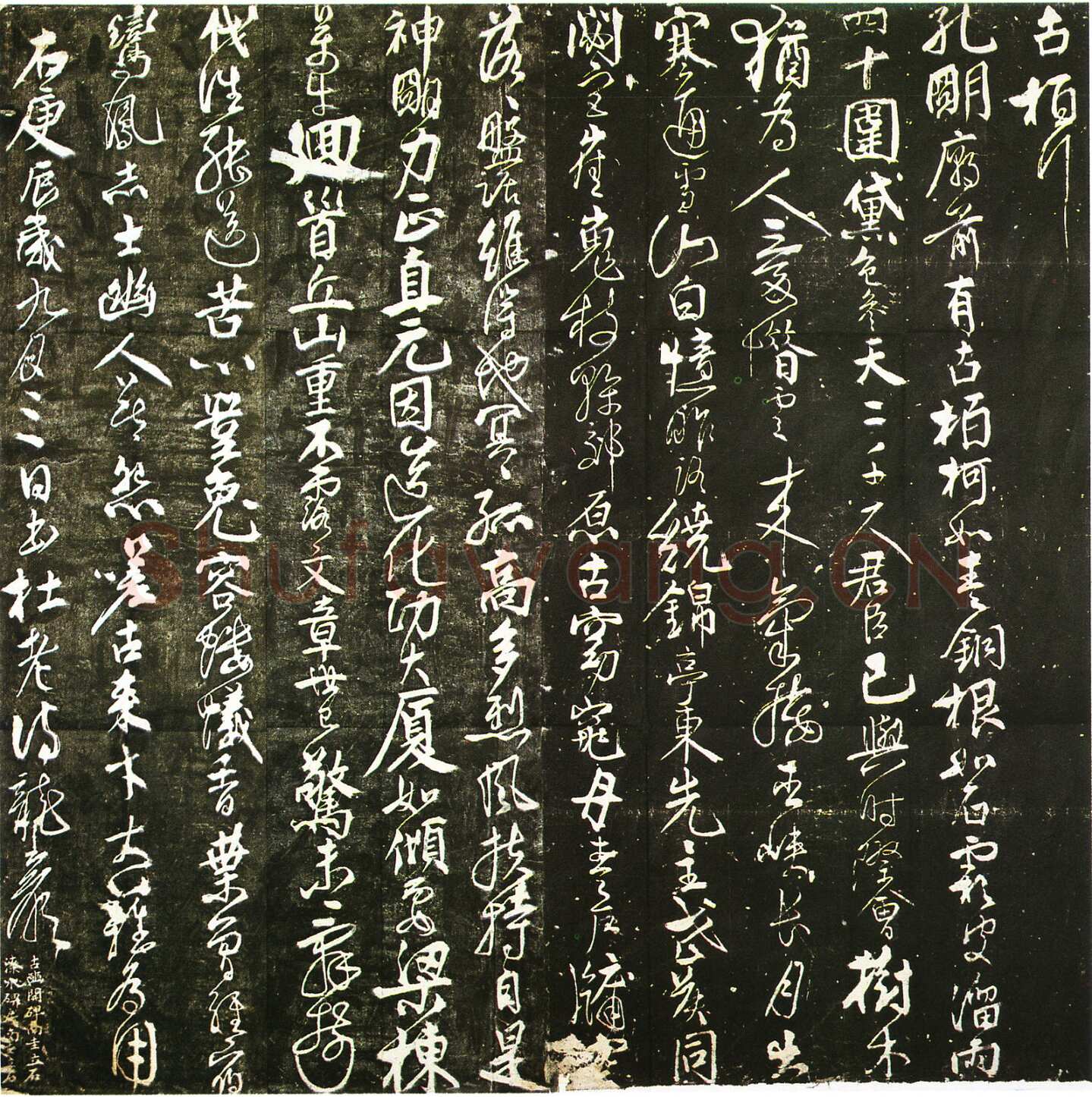 任询《古柏行》杜甫