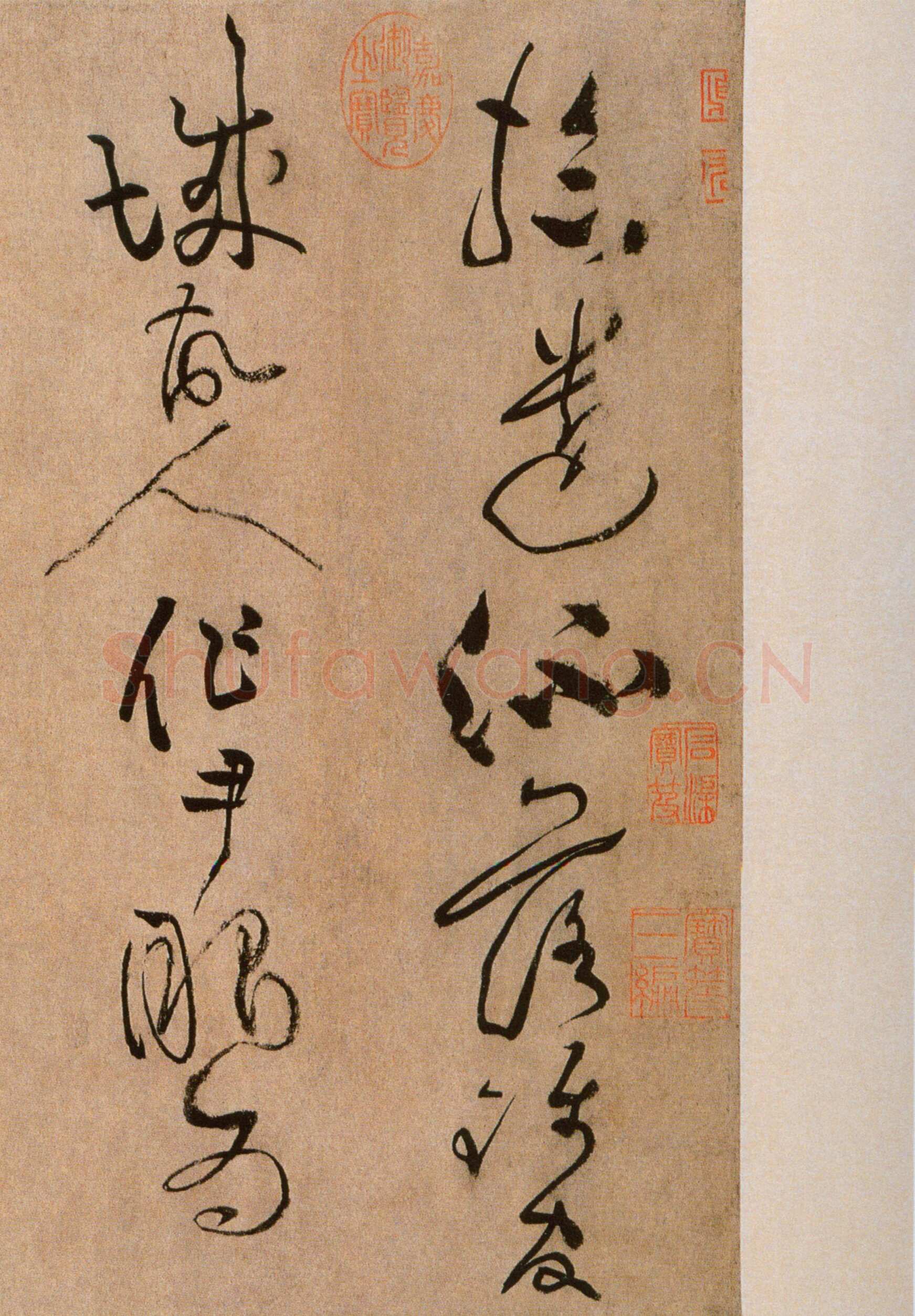 黄庭坚《浣花溪图引卷》纸本草书，35.5×391.4cm 北京故宫博物院藏