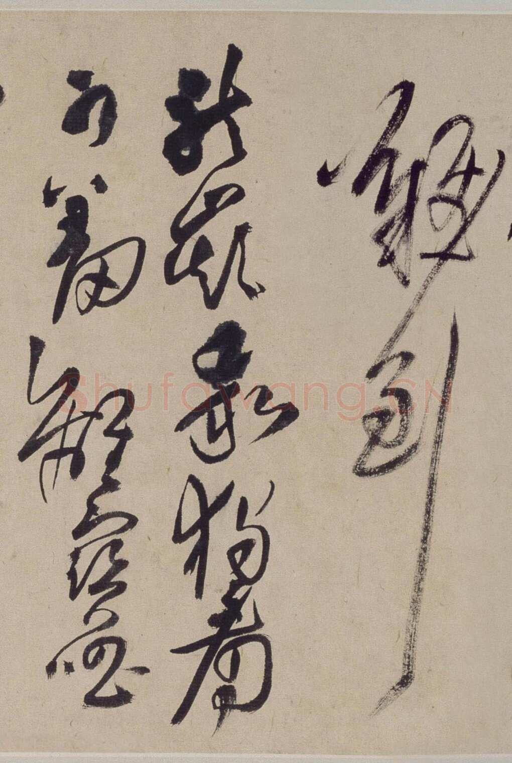 王铎《行草书自作五律五首诗卷》清顺治三年(丙戌1646年)北京故宫博物院藏
