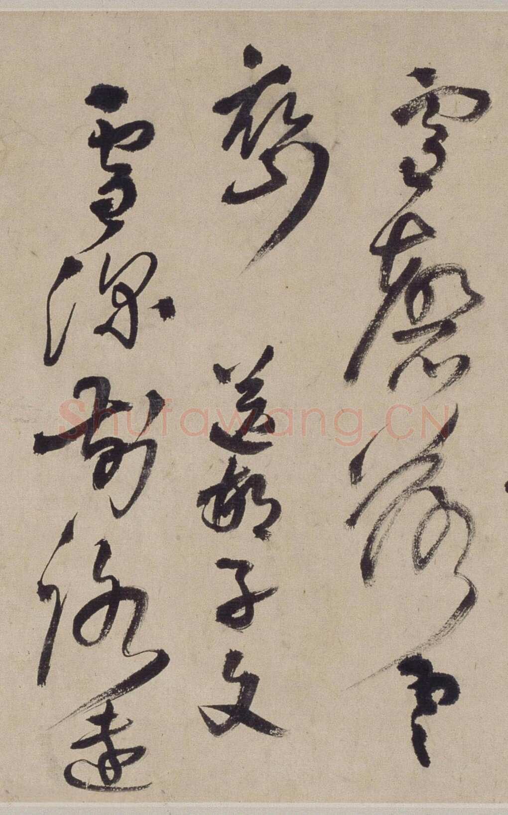王铎《行草书自作五律五首诗卷》清顺治三年(丙戌1646年)北京故宫博物院藏