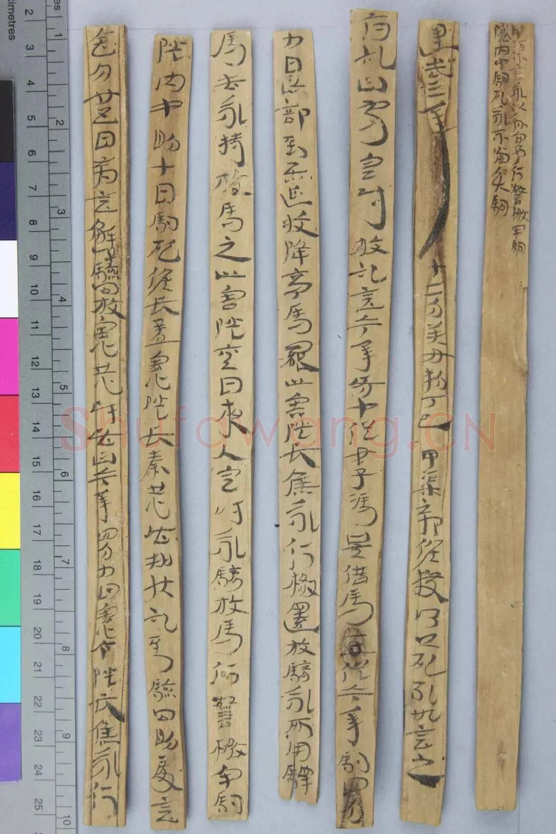 居延误死马驹册汉墨迹作品欣赏,摘自秦汉居延误死马驹册
