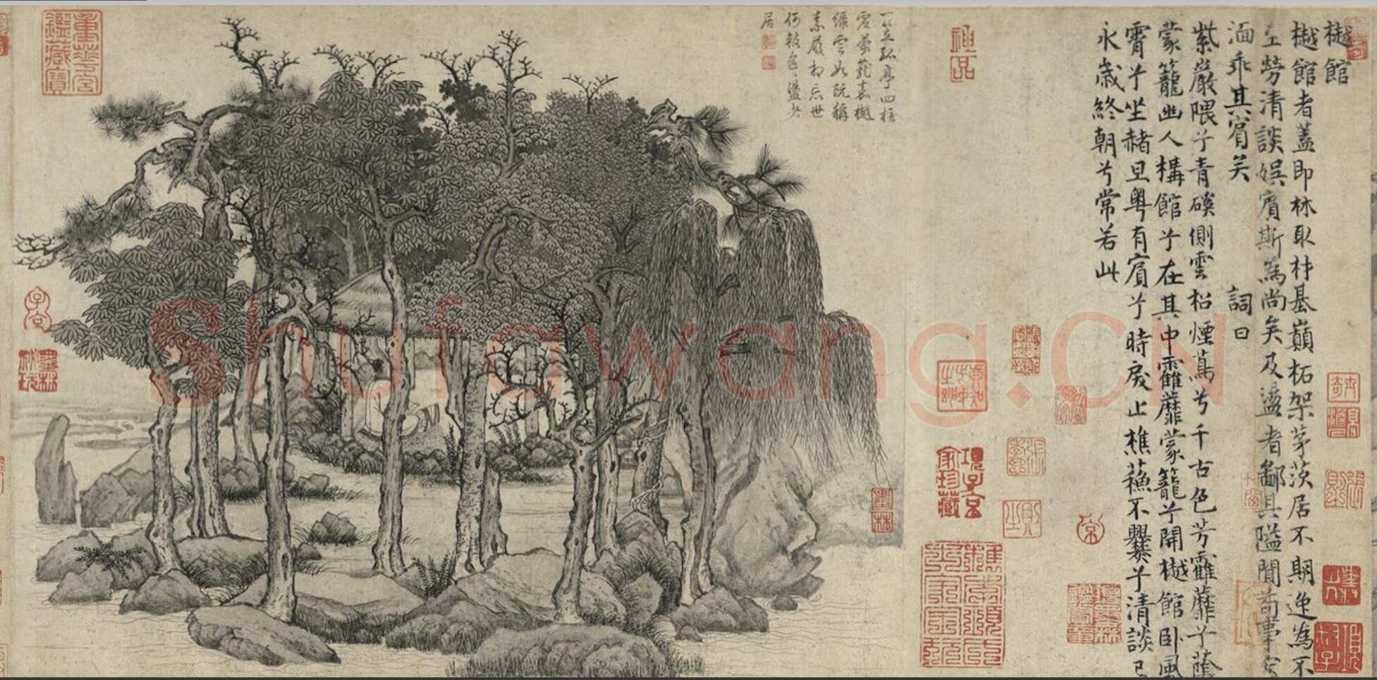 卢鸿《草堂十志图卷》