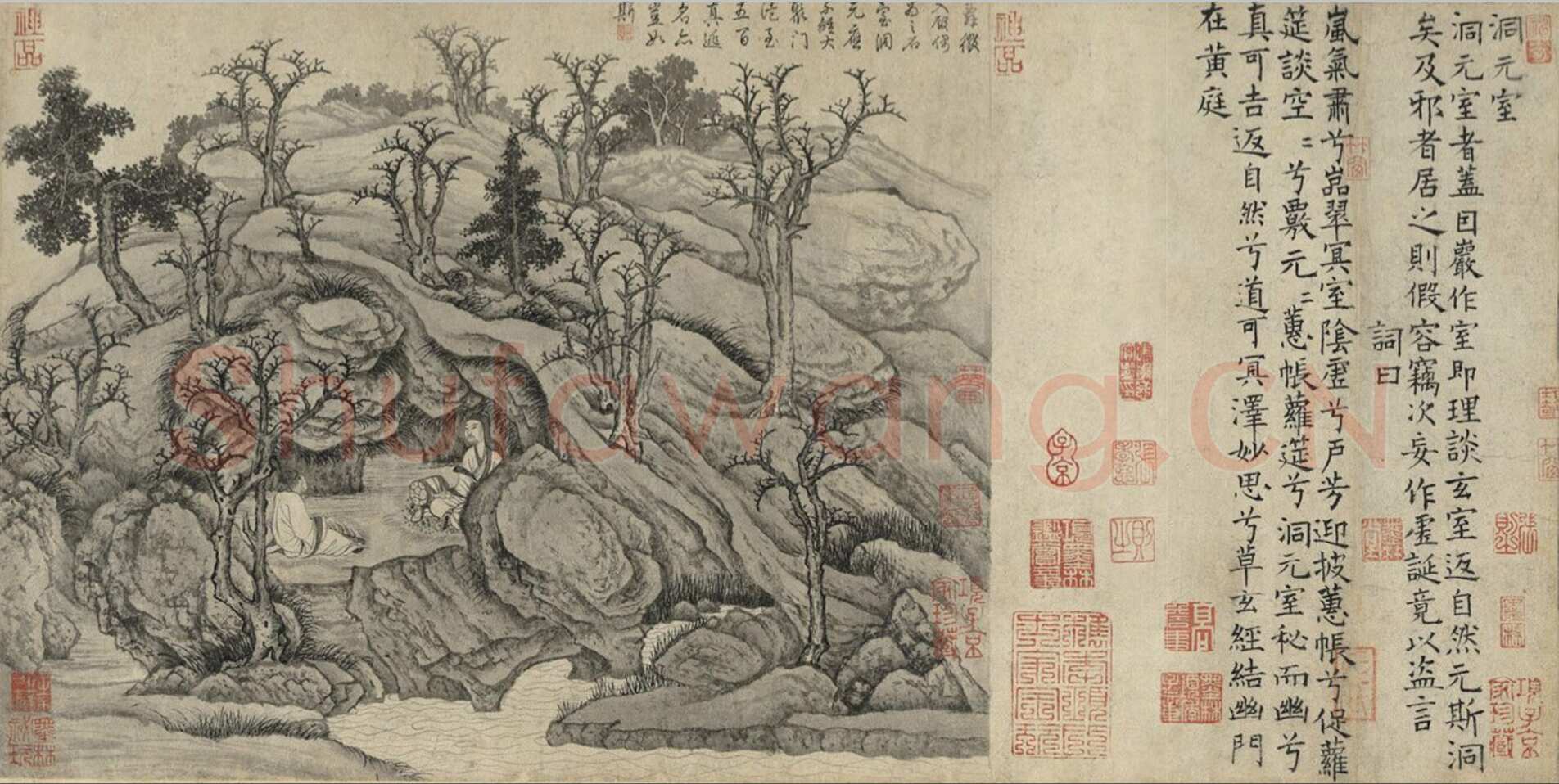 卢鸿《草堂十志图卷》