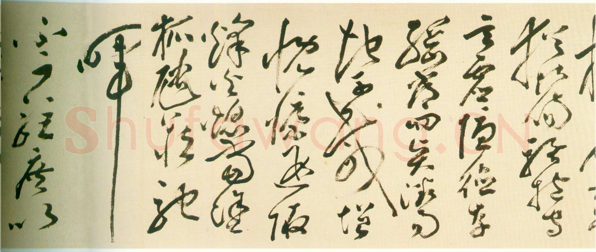 丰坊《草书孤山观梅诗卷》纸本草书 33.4cm×599cm 1565年 天津博物馆藏