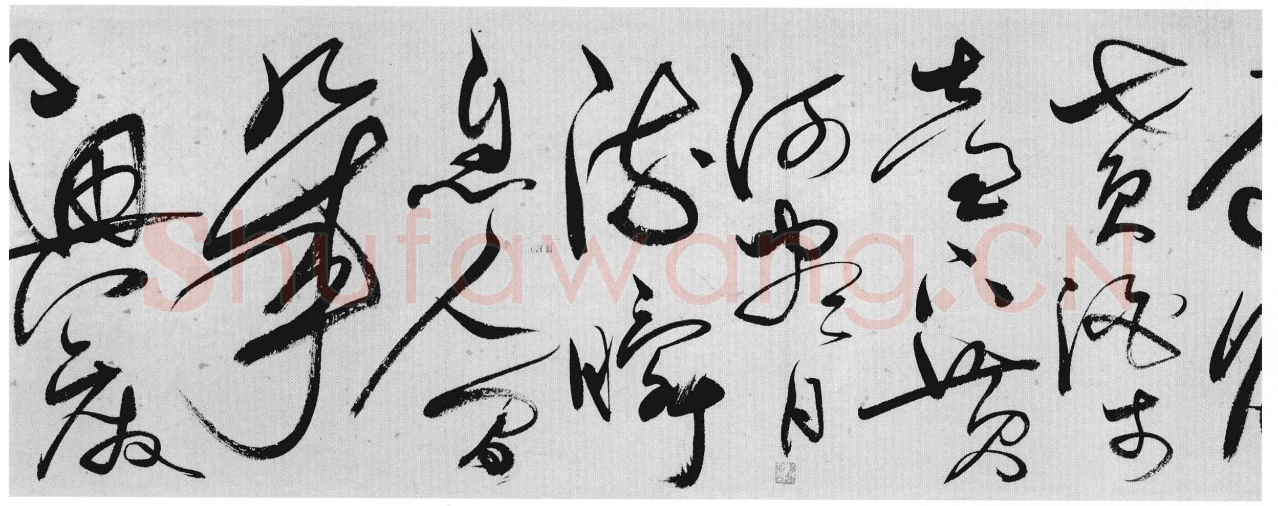 唐顺之《草书歌凤台行卷》纸本草书 32×992cm 广东省博物馆藏