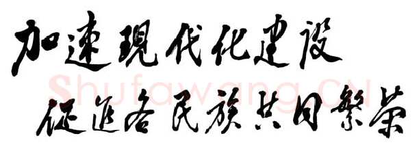 邓小平为广西壮族自治区成立三十周年题词1988
