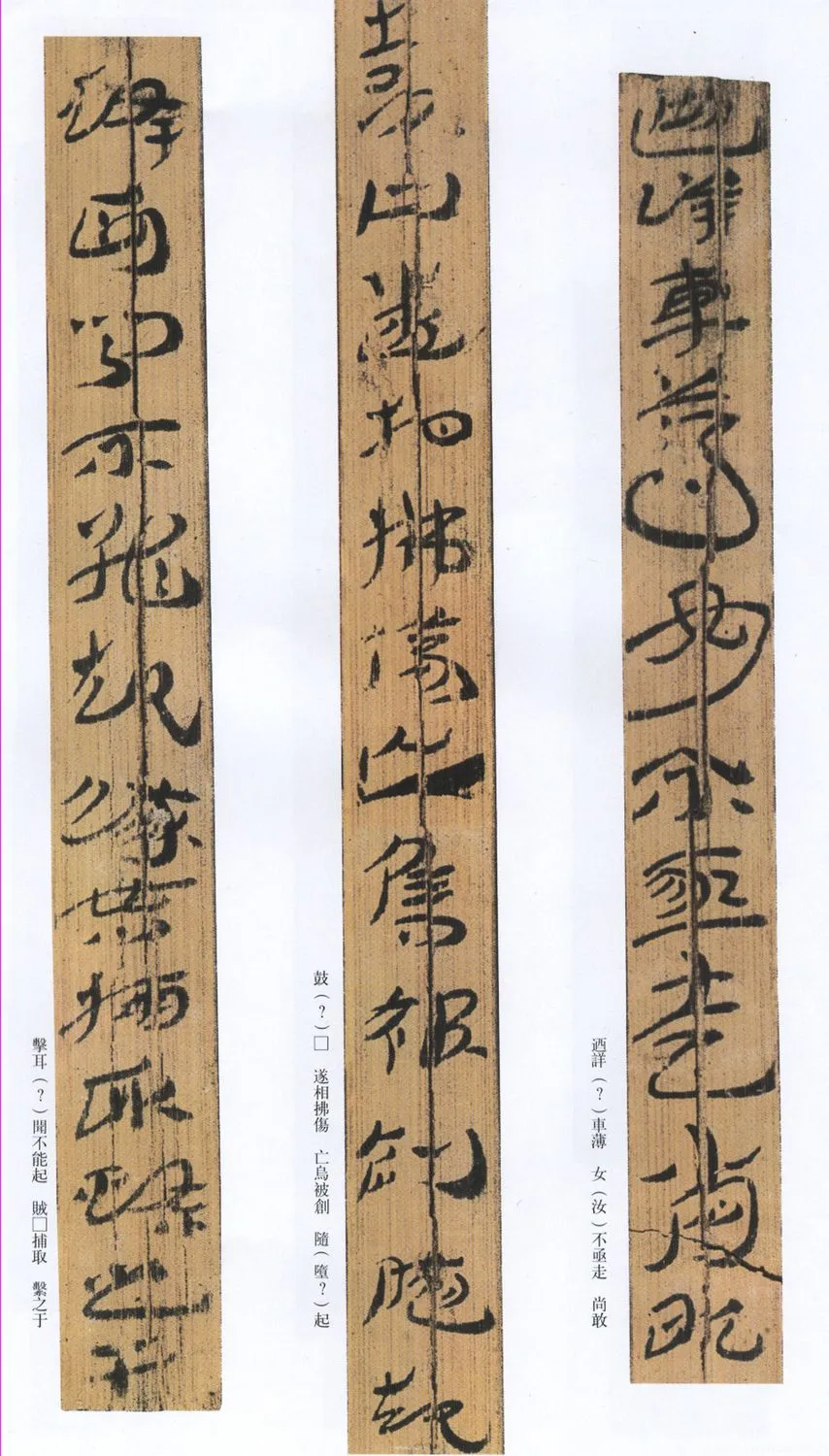 汉墨迹作品神乌傅（选）欣赏,摘自秦汉