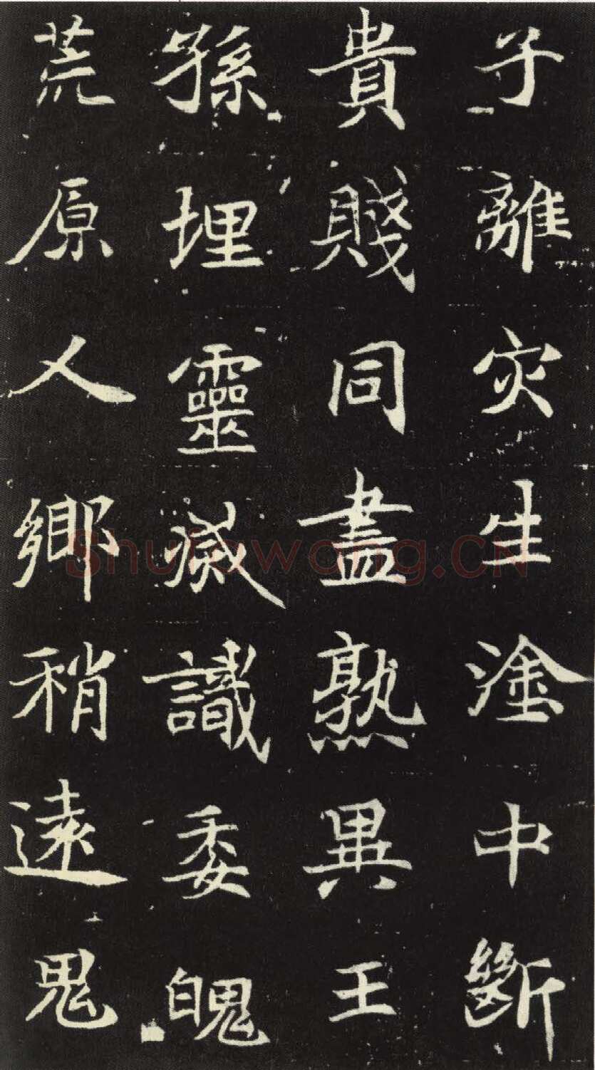 北魏元倪墓志前秦北朝碑刻碑拓,摘自前秦北朝元倪墓志(全本)