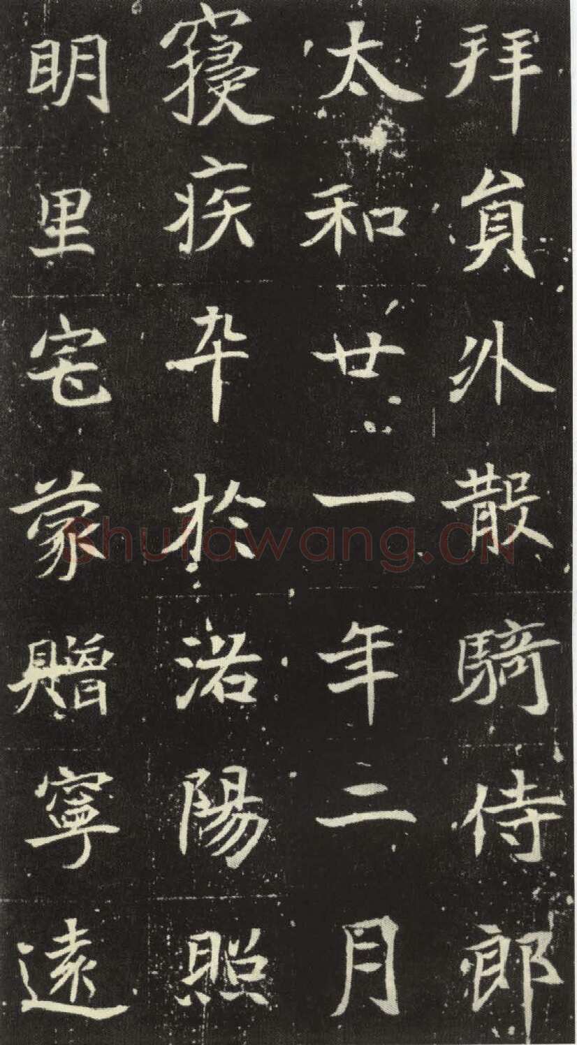 北魏元倪墓志前秦北朝碑刻碑拓,摘自前秦北朝元倪墓志(全本)